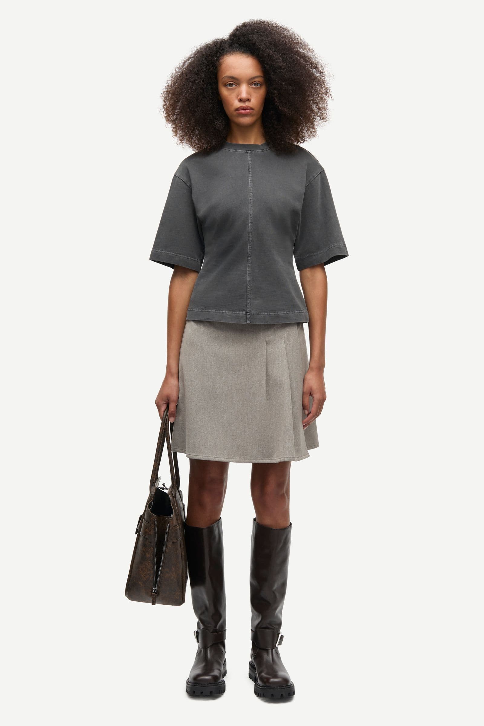 Saheaven skirt 15496 Lead Gray Mel.