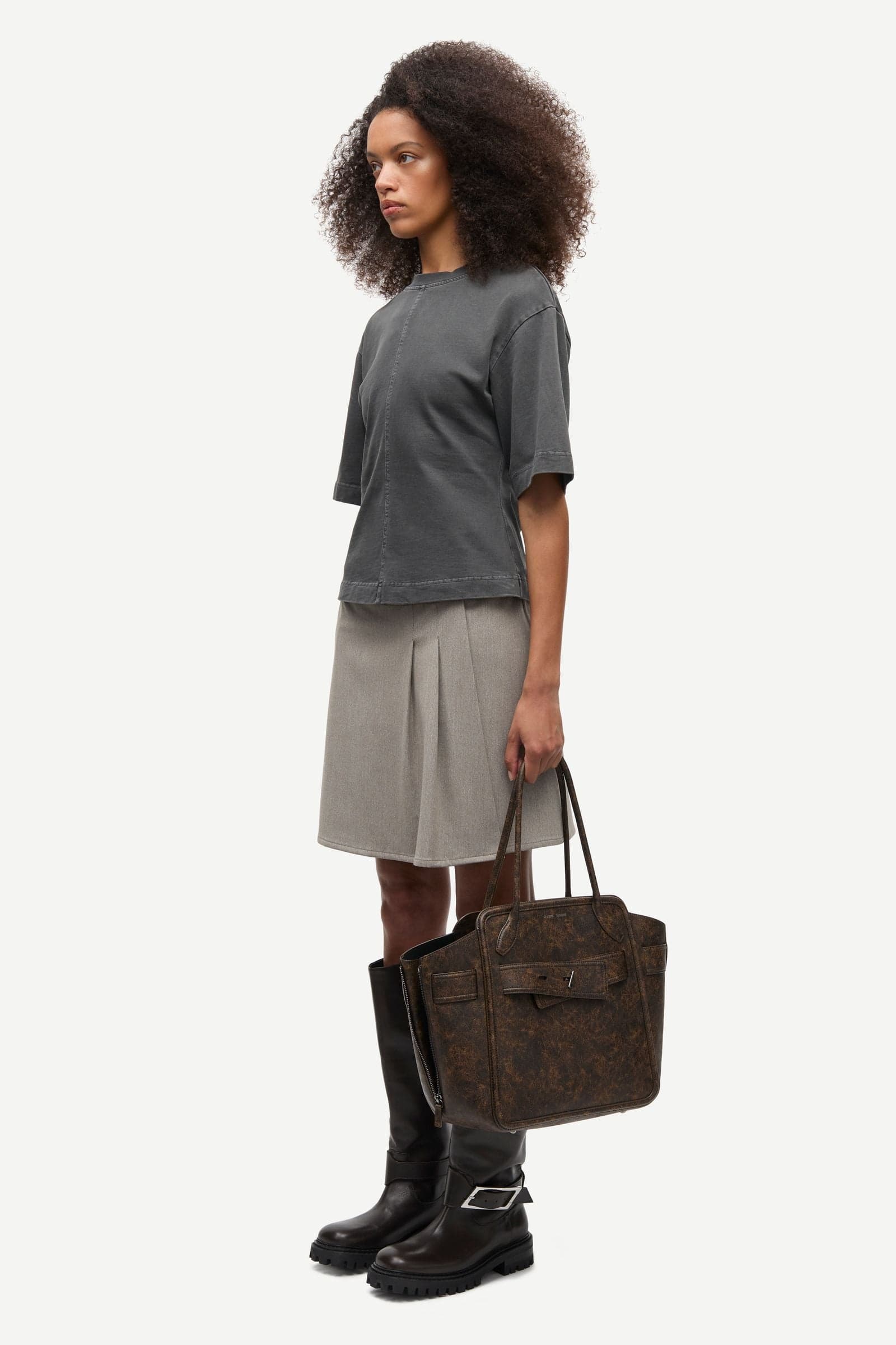 Saheaven skirt 15496 Lead Gray Mel.