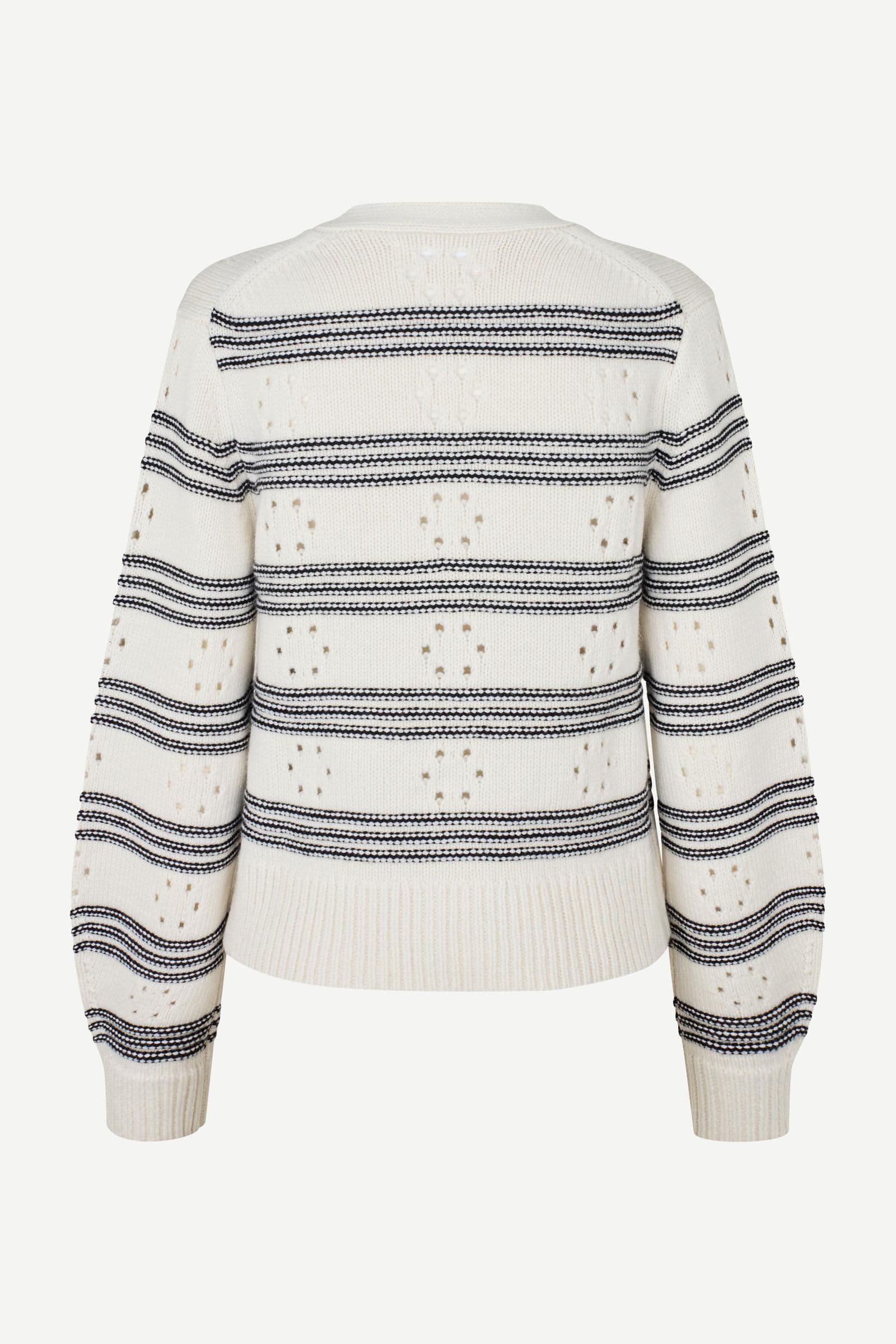 Sapolly pointelle cardigan 11250 Egret