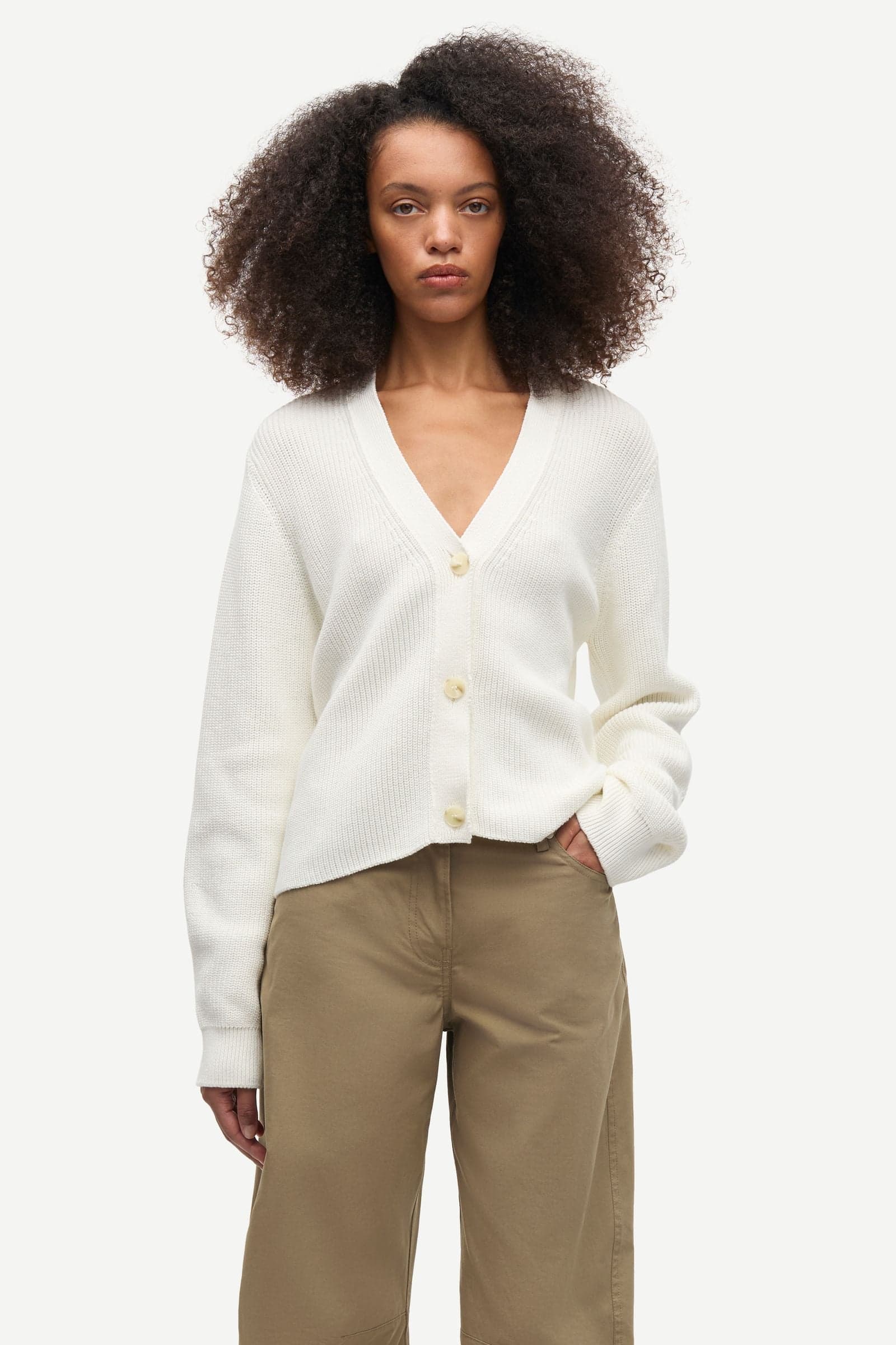Sapolly cardigan 16217 Egret