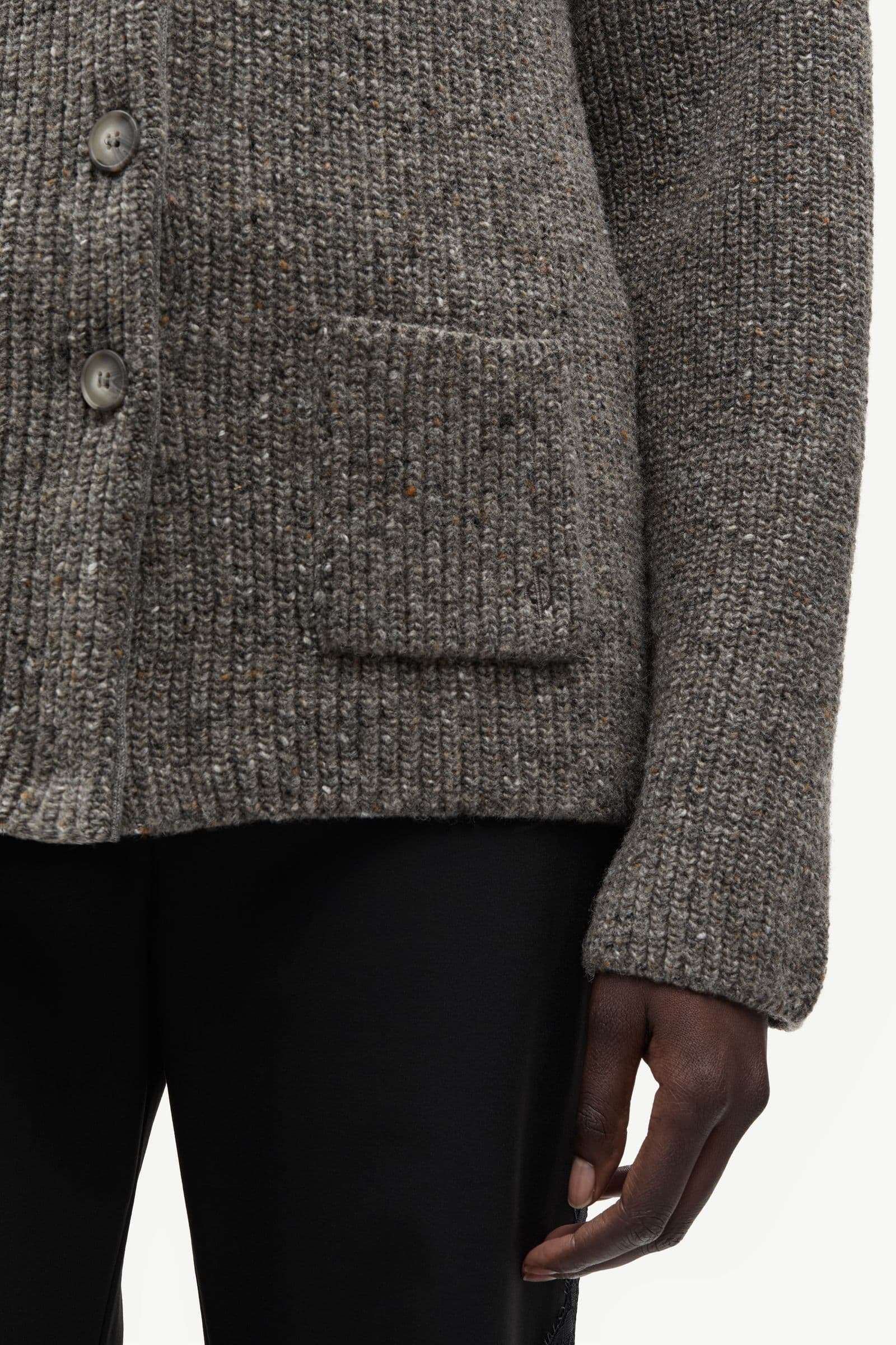 Saamanda cardigan 15724 Lead Gray Mel.