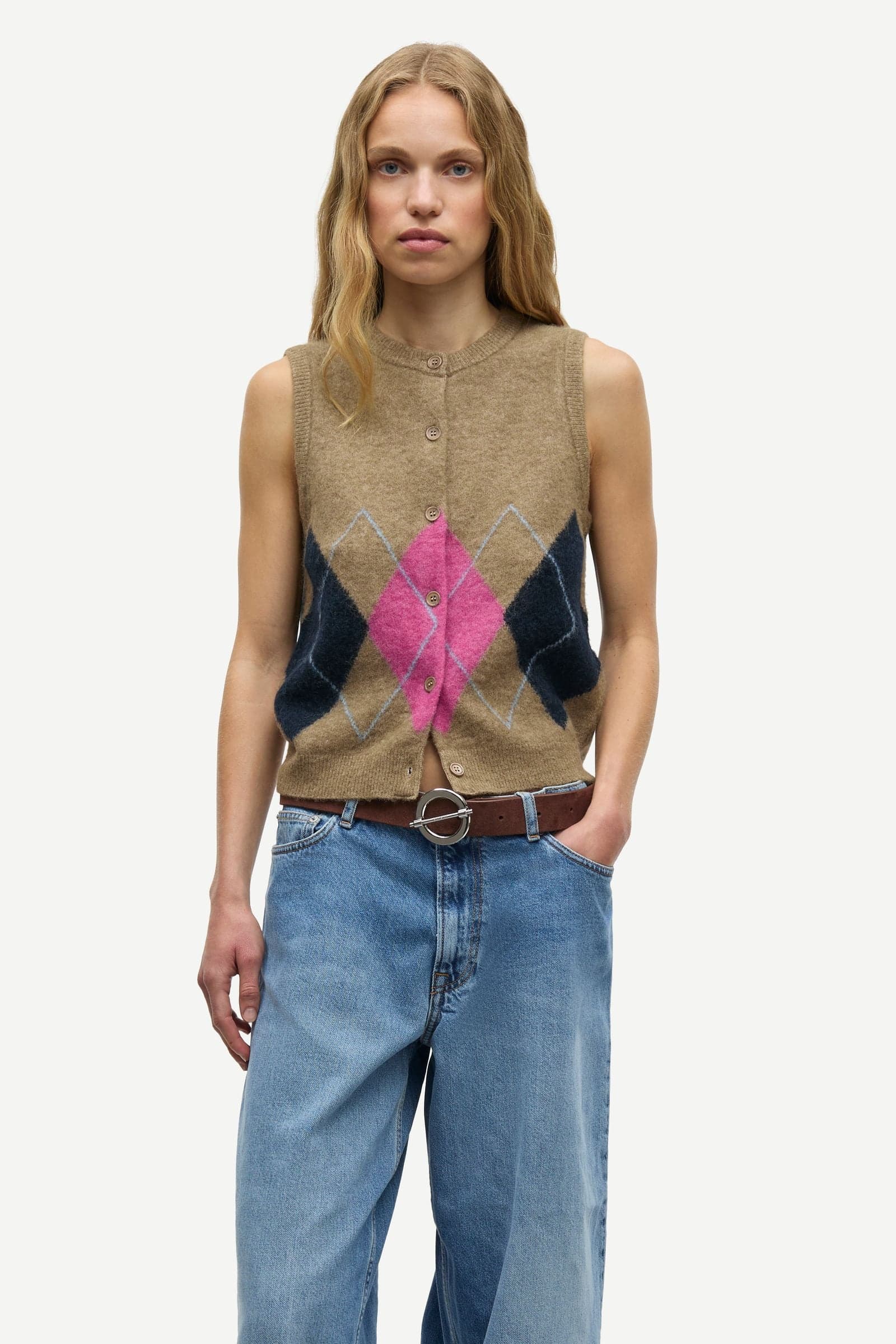 Sanoura vest 15556 Lead Gray
