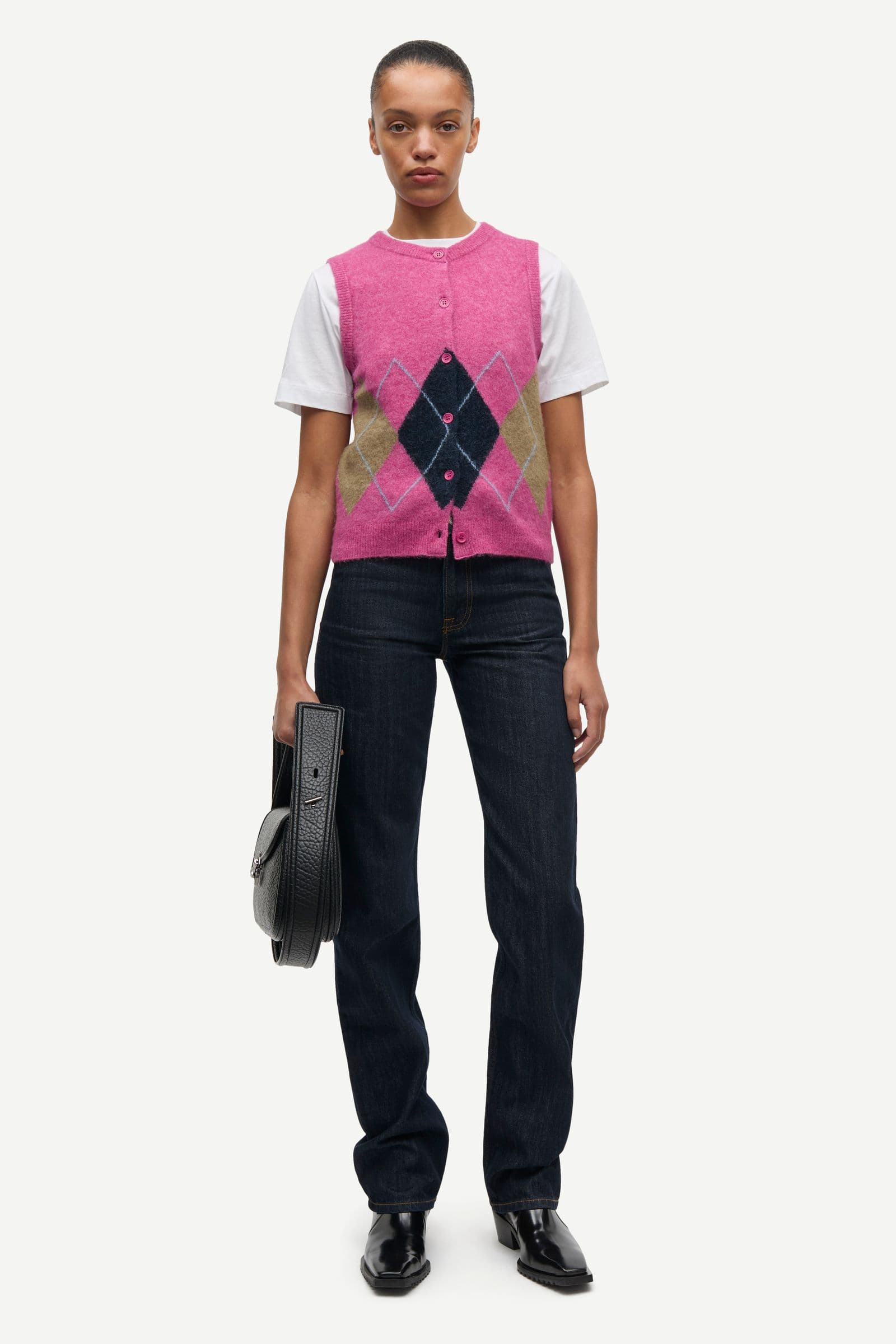 Sanoura vest 15556 Red Violet