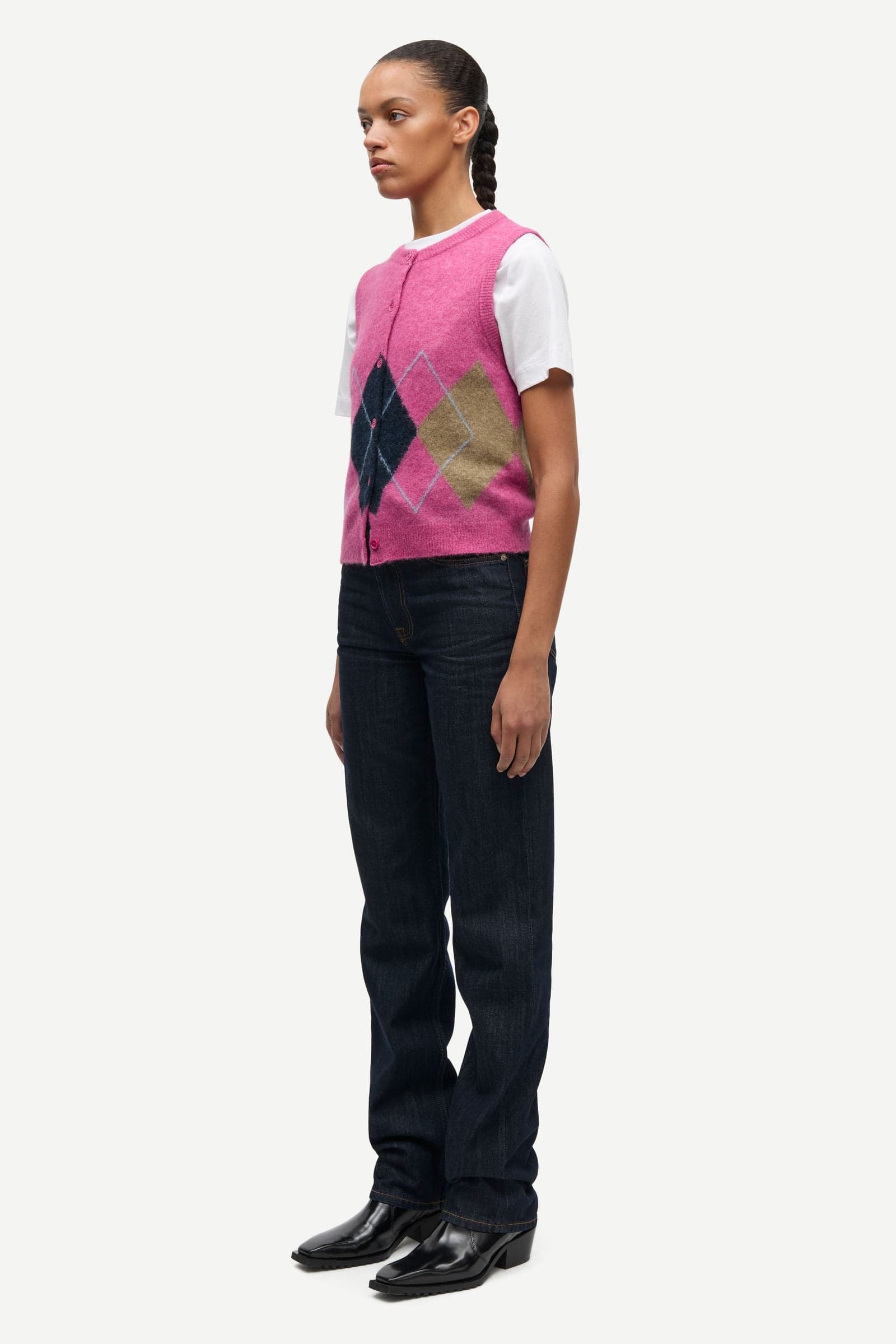 Sanoura vest 15556 Red Violet