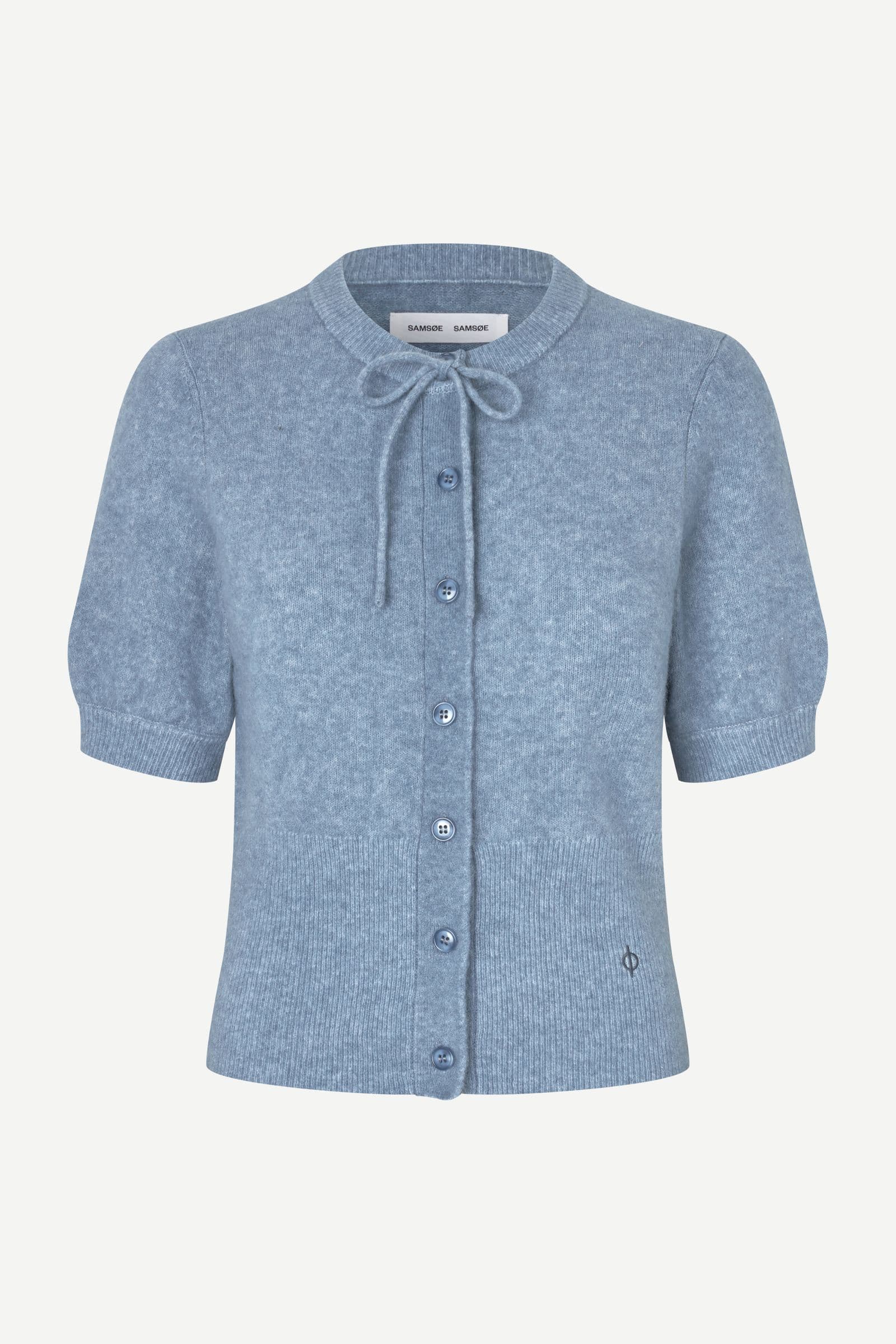 Salora SS cardigan 15556 Windward Blue