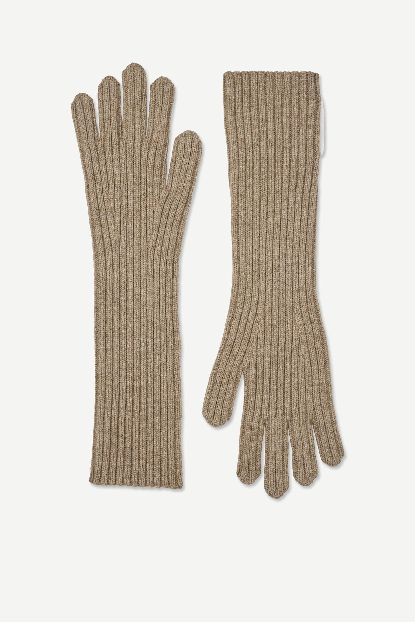Sakara long gloves 15564 Lead Gray