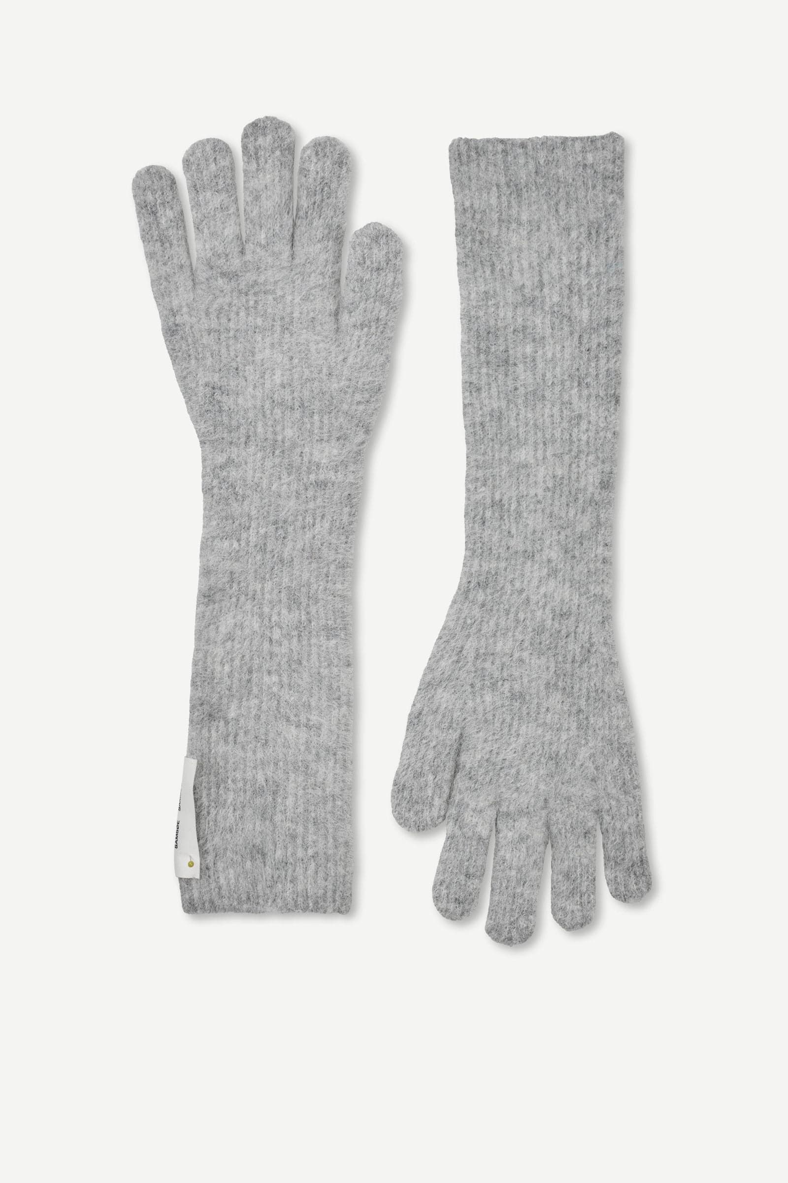 Sarue long gloves 16165 Grey mel.