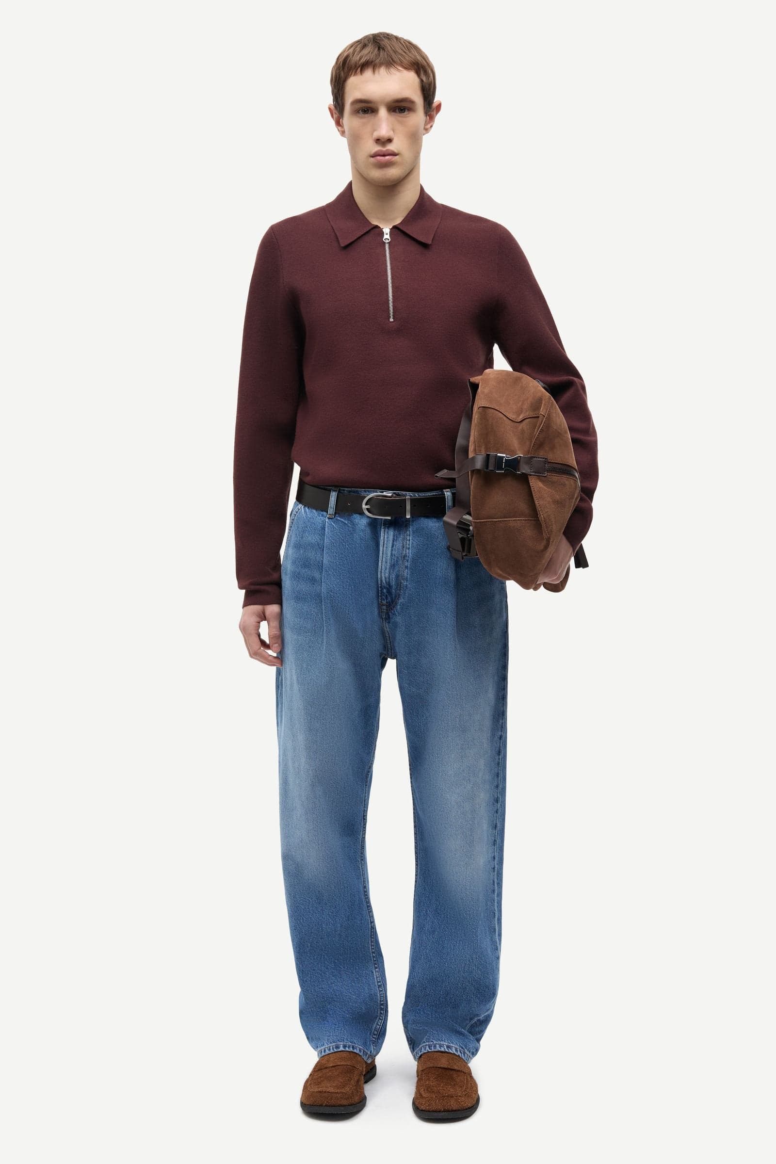 Saroger pleat jeans 16138 Retro wash