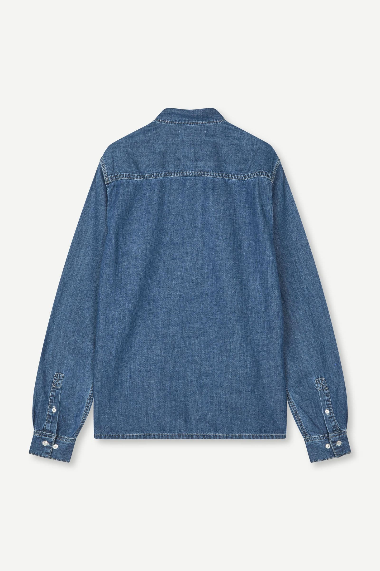 Saryan O shirt 16195 Mid Blue