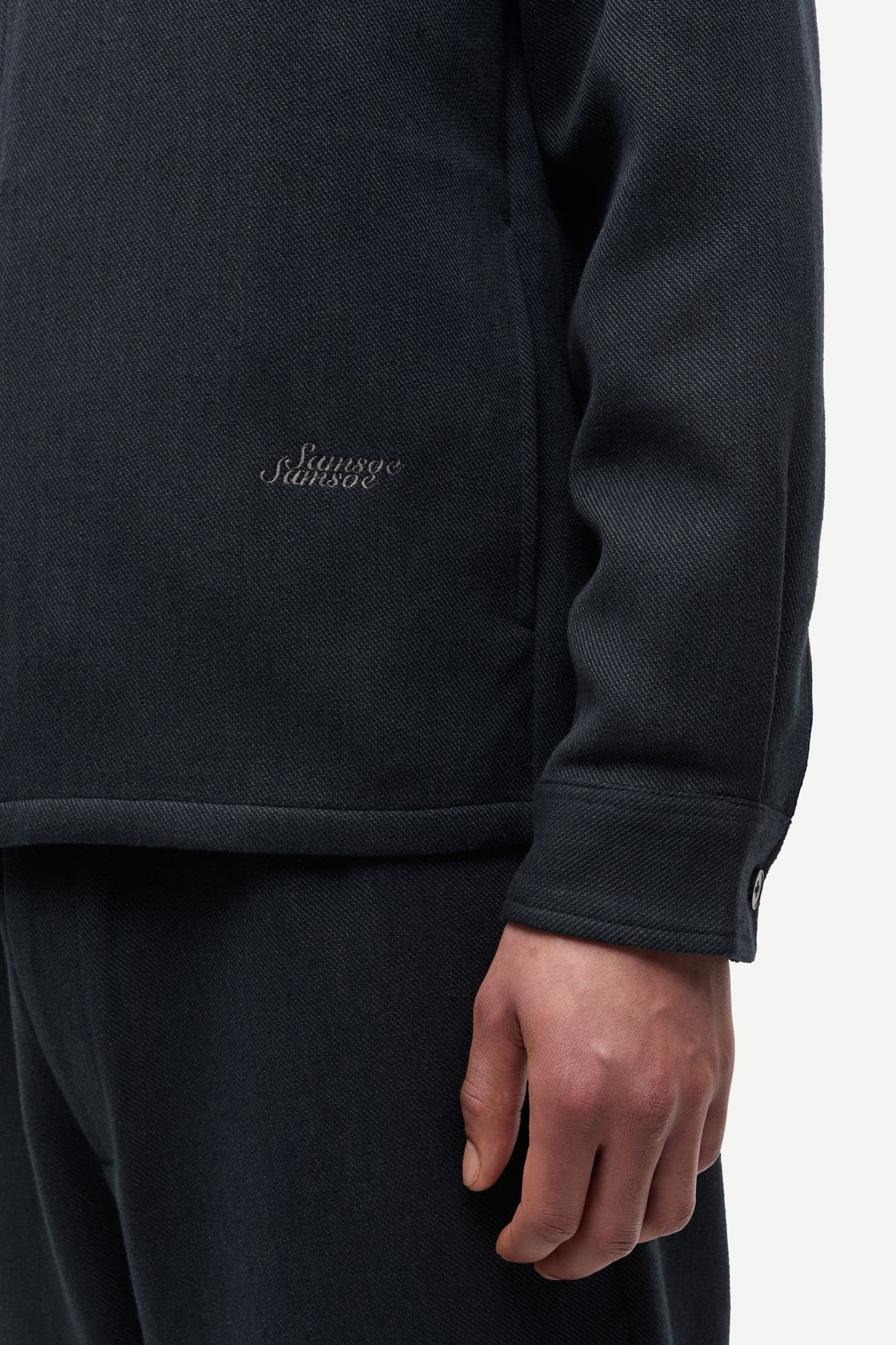 Sadamon GT zip overshirt 16201 Dark Grey Mel.