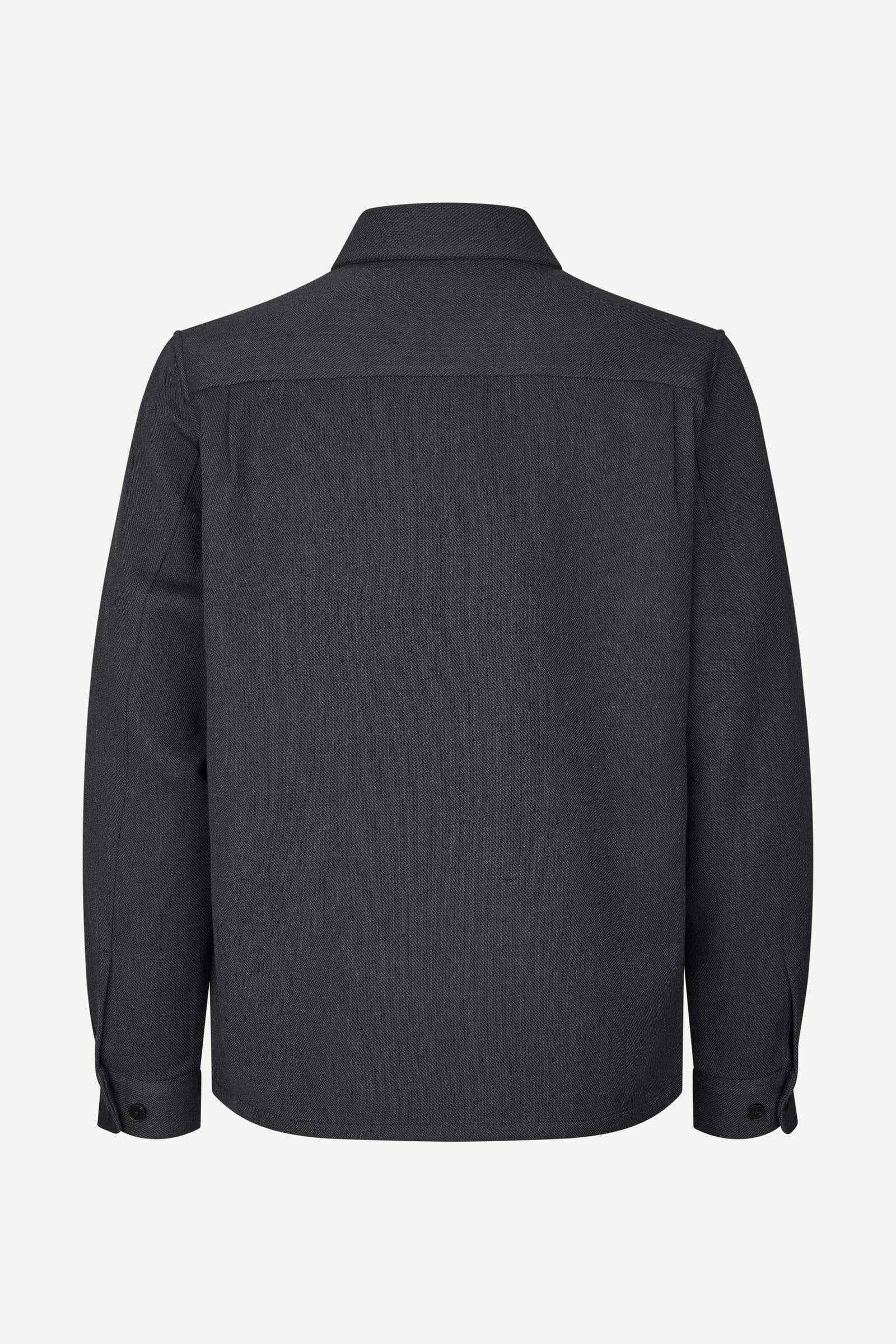 Sadamon GT zip overshirt 16201 Dark Grey Mel.
