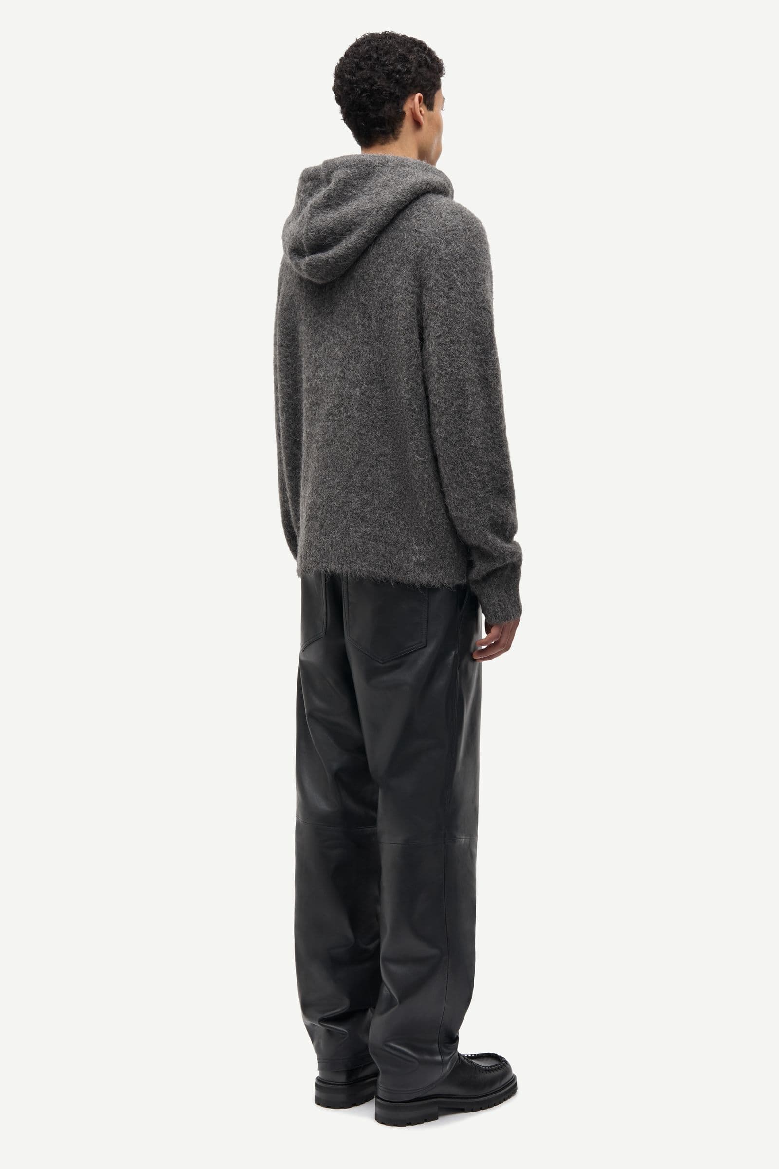 Sajob hoodie 15425 Dark grey mel.