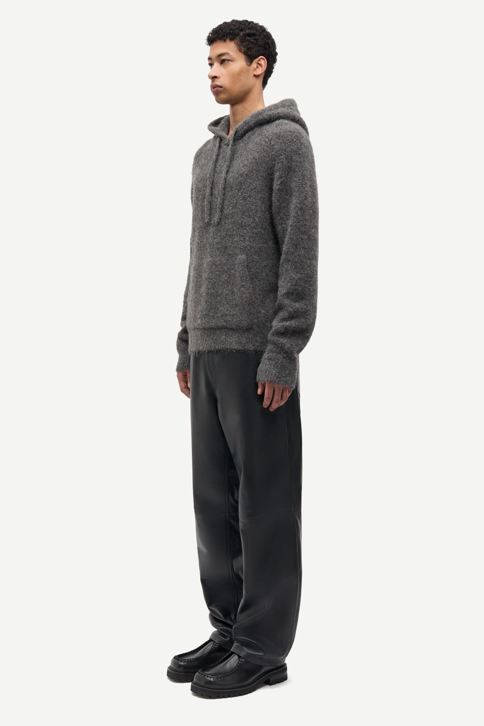 Sajob hoodie 15425 Dark grey mel.
