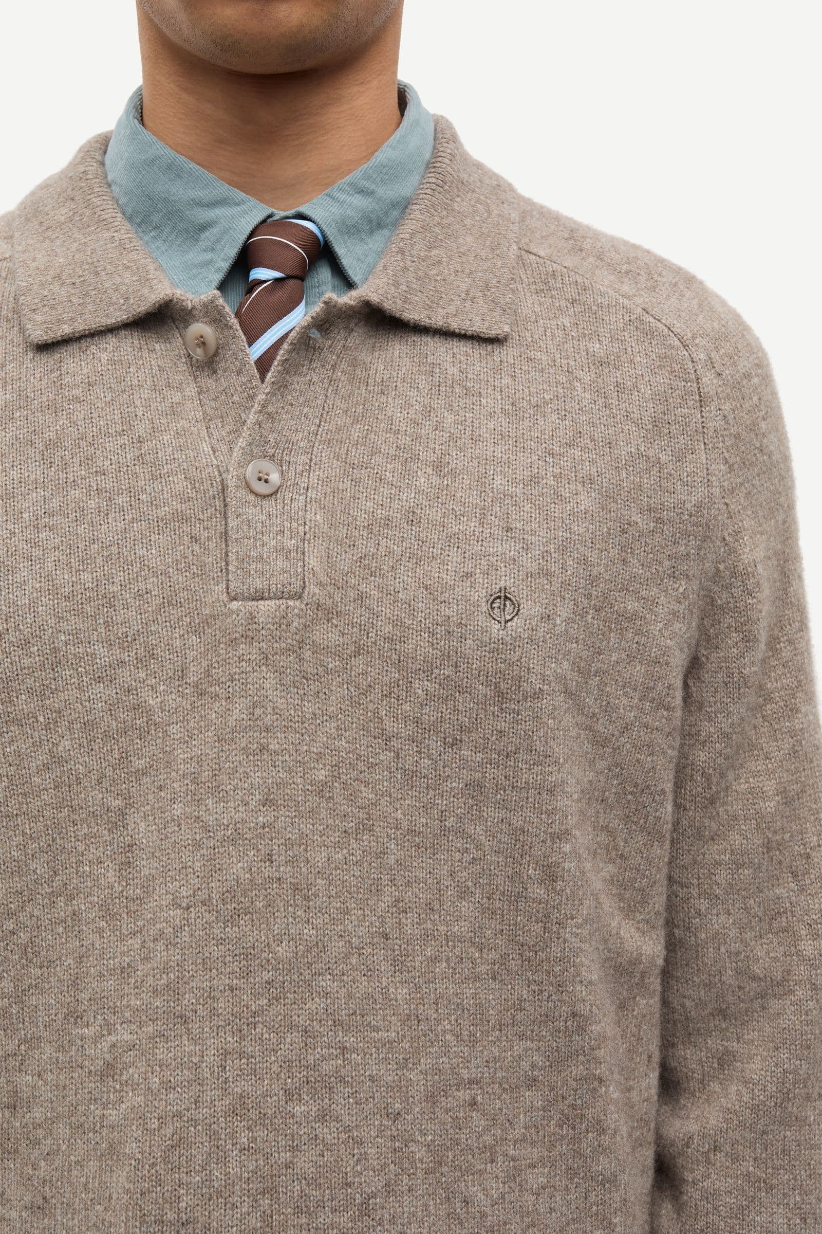 Safrans polo 15722 Lead Gray Mel.