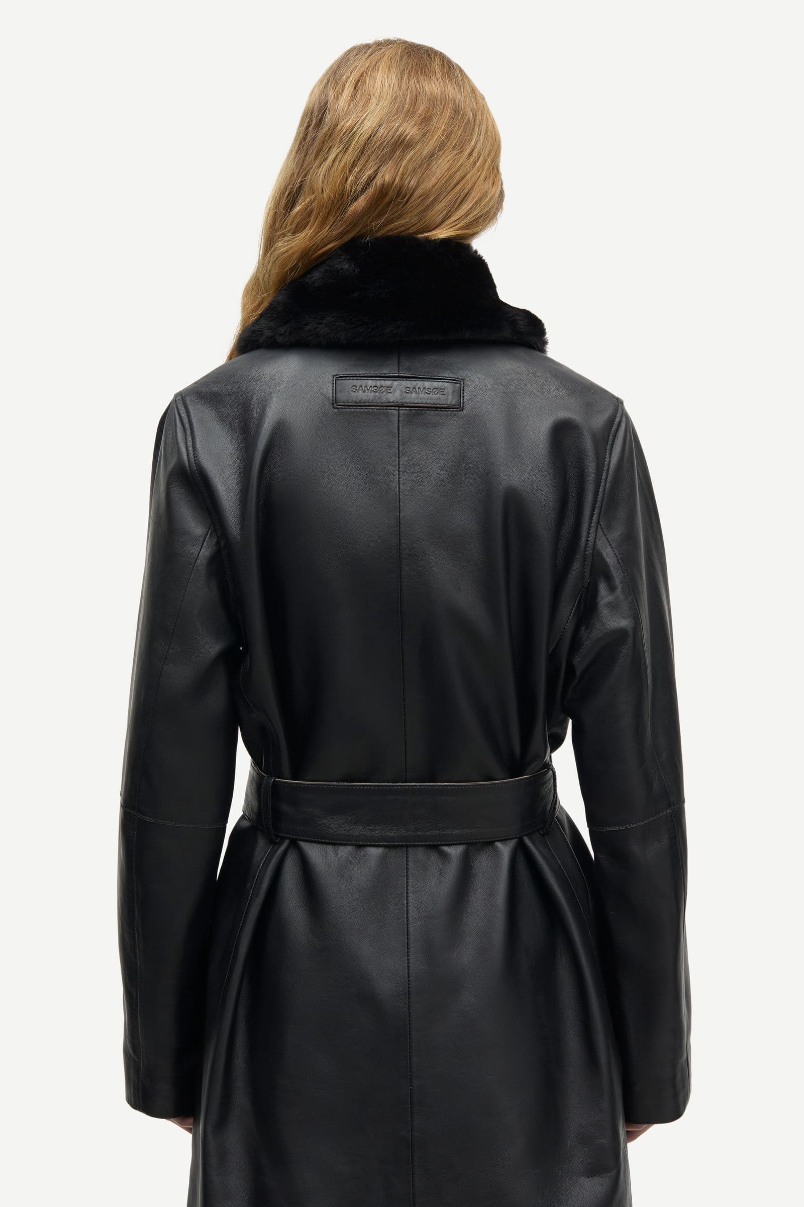Sajuniper sherling coat 16173 Black