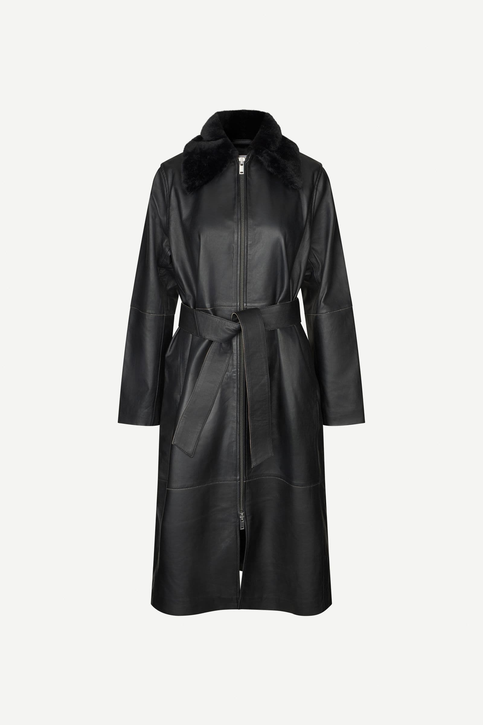 Sajuniper sherling coat 16173 Black