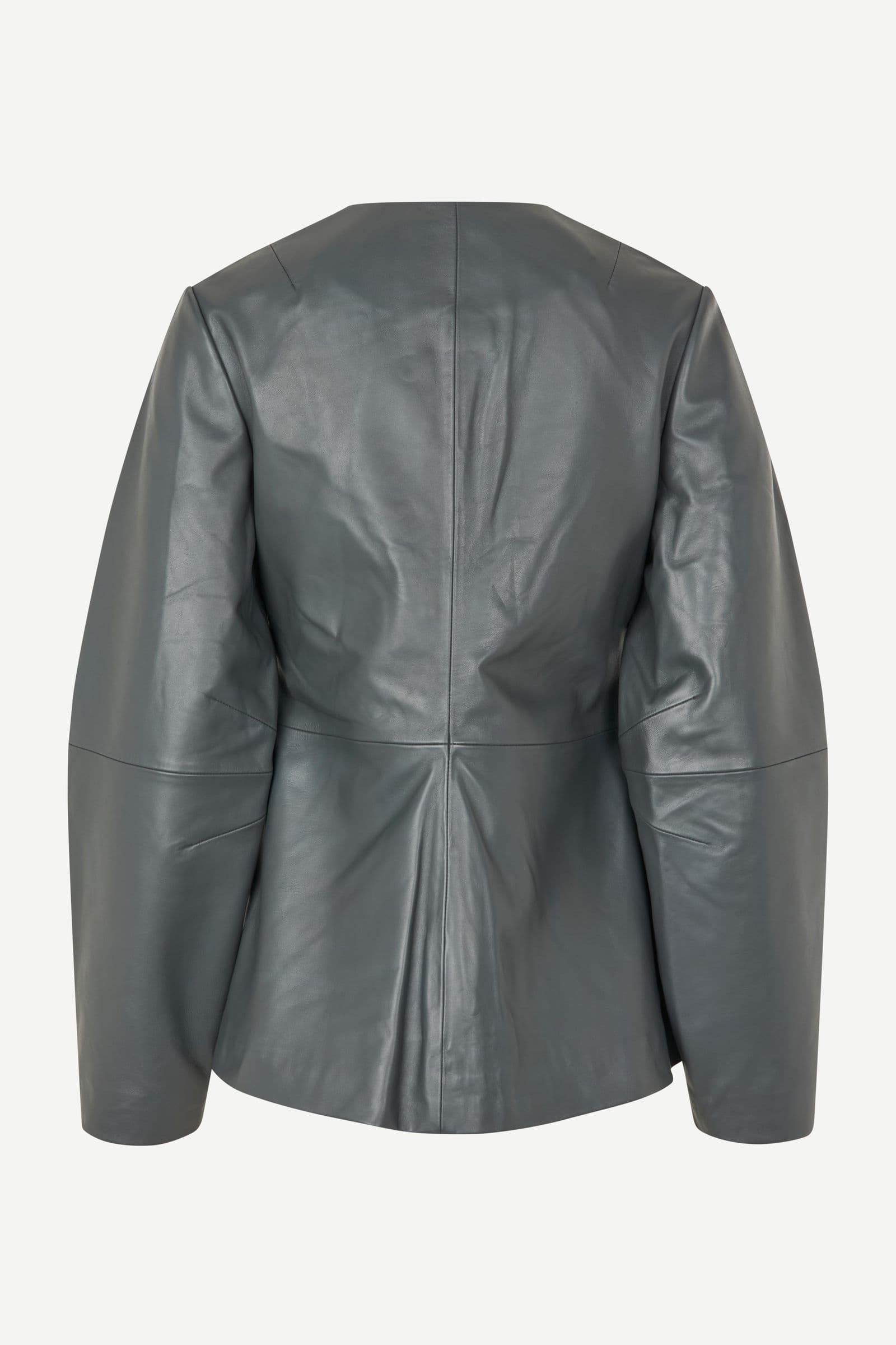 Saopal leather blazer 16174 Volcanic Ash