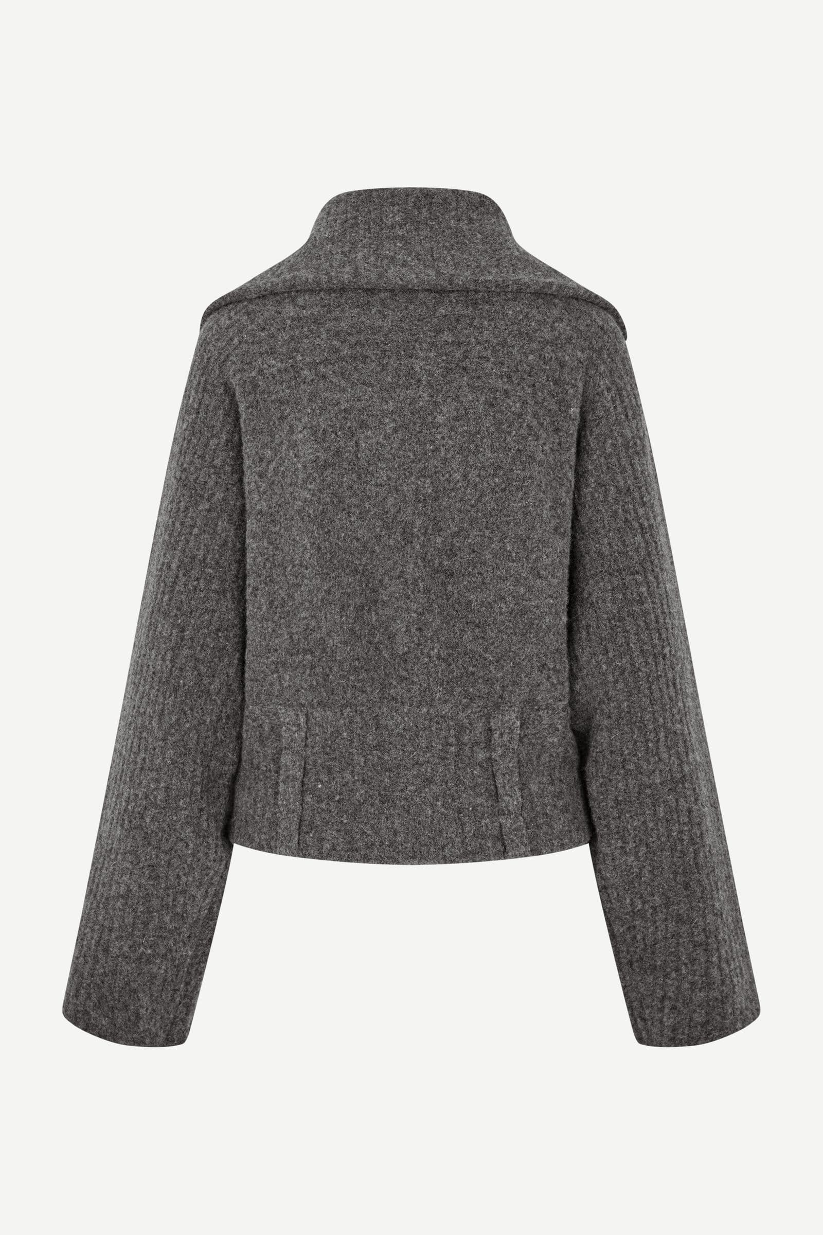 Samirra zip cardigan 15727 Dark grey mel.