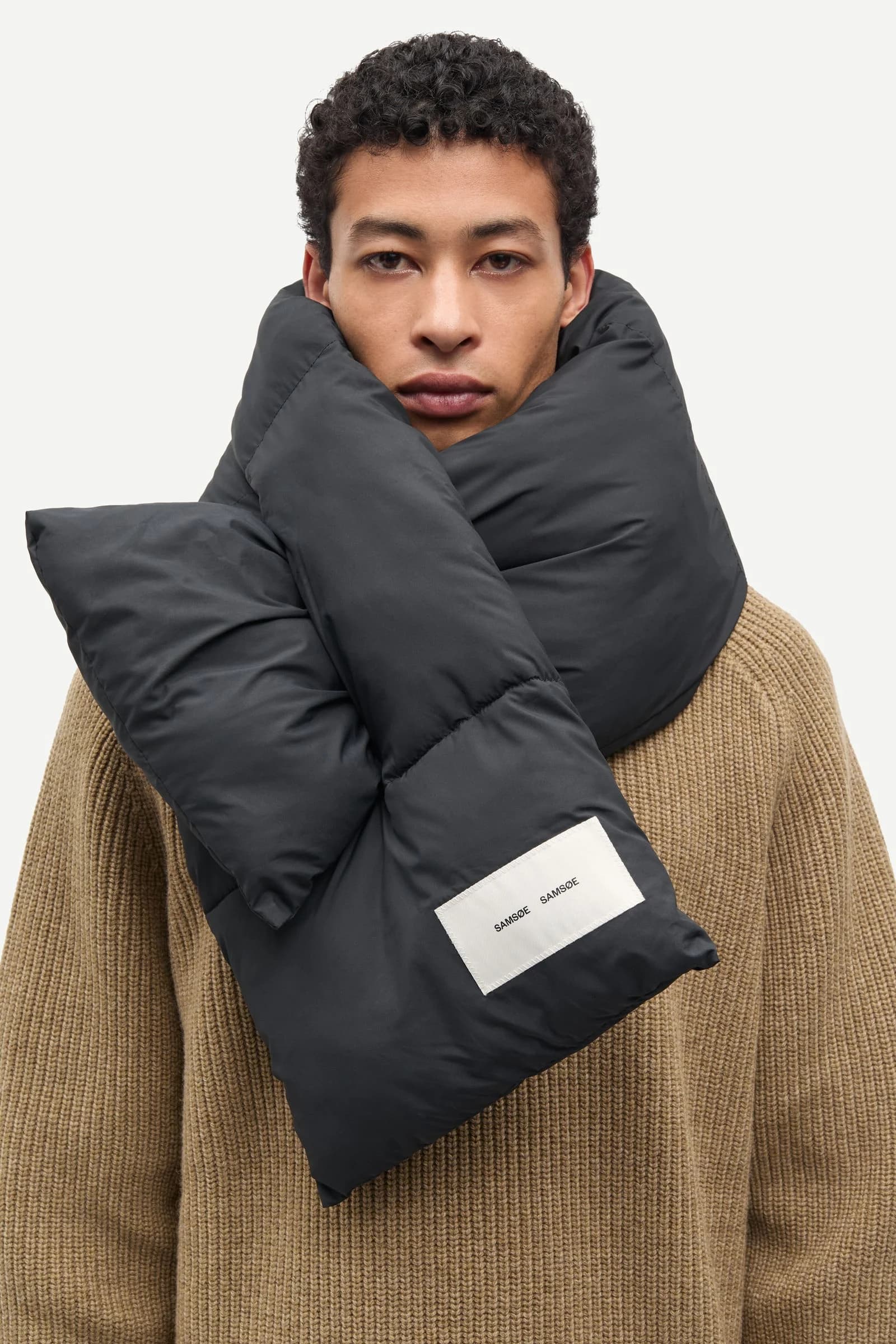Satony scarf 16159 Black
