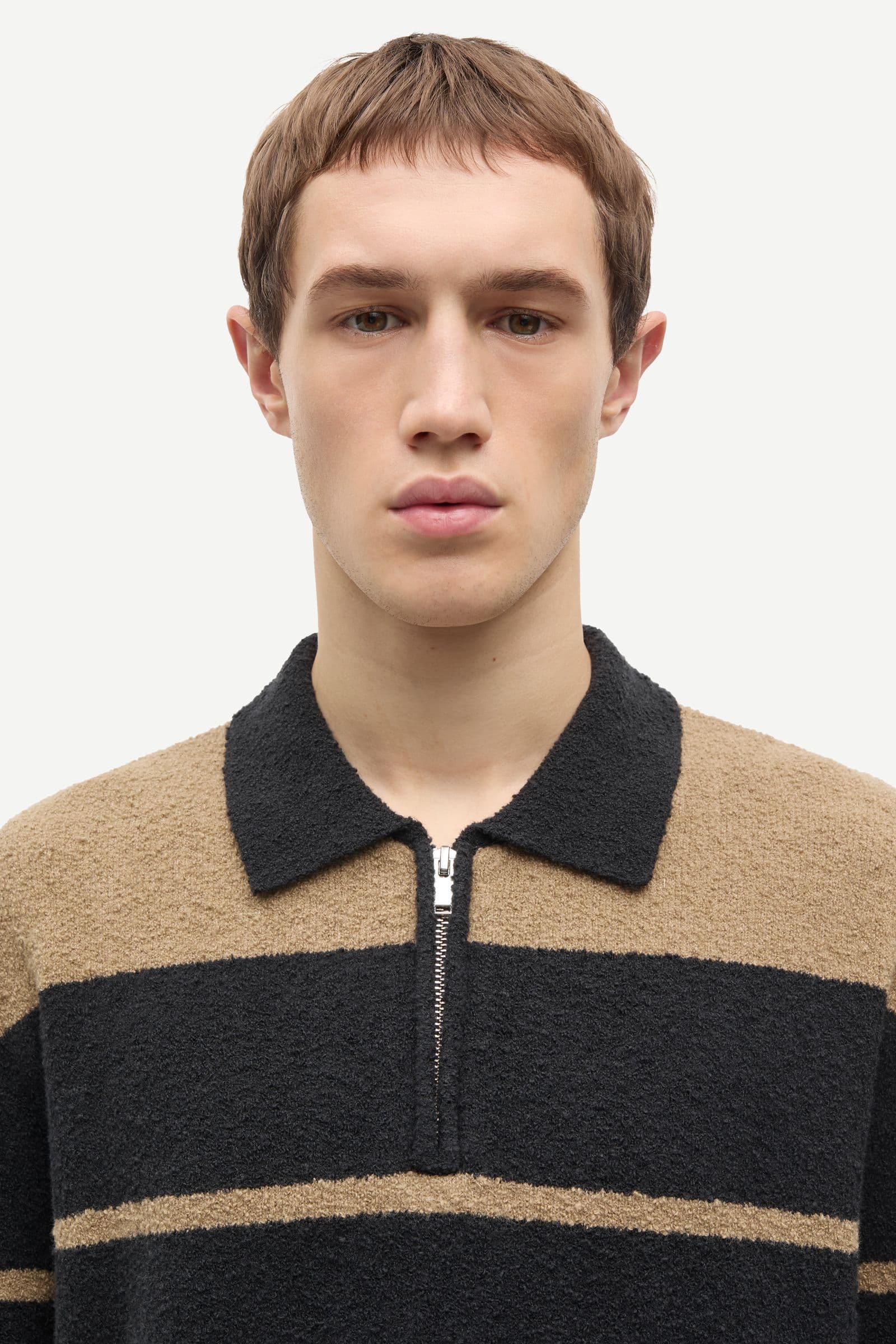Sanino HZ polo 15179 Washed black st.