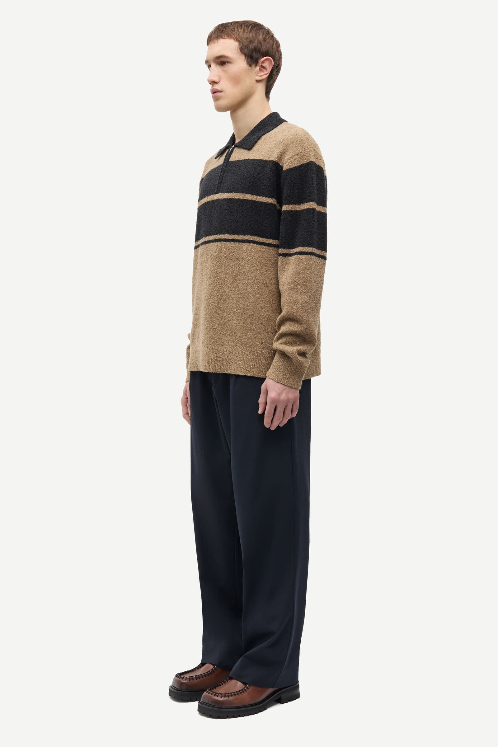 Sanino HZ polo 15179 Washed black st.