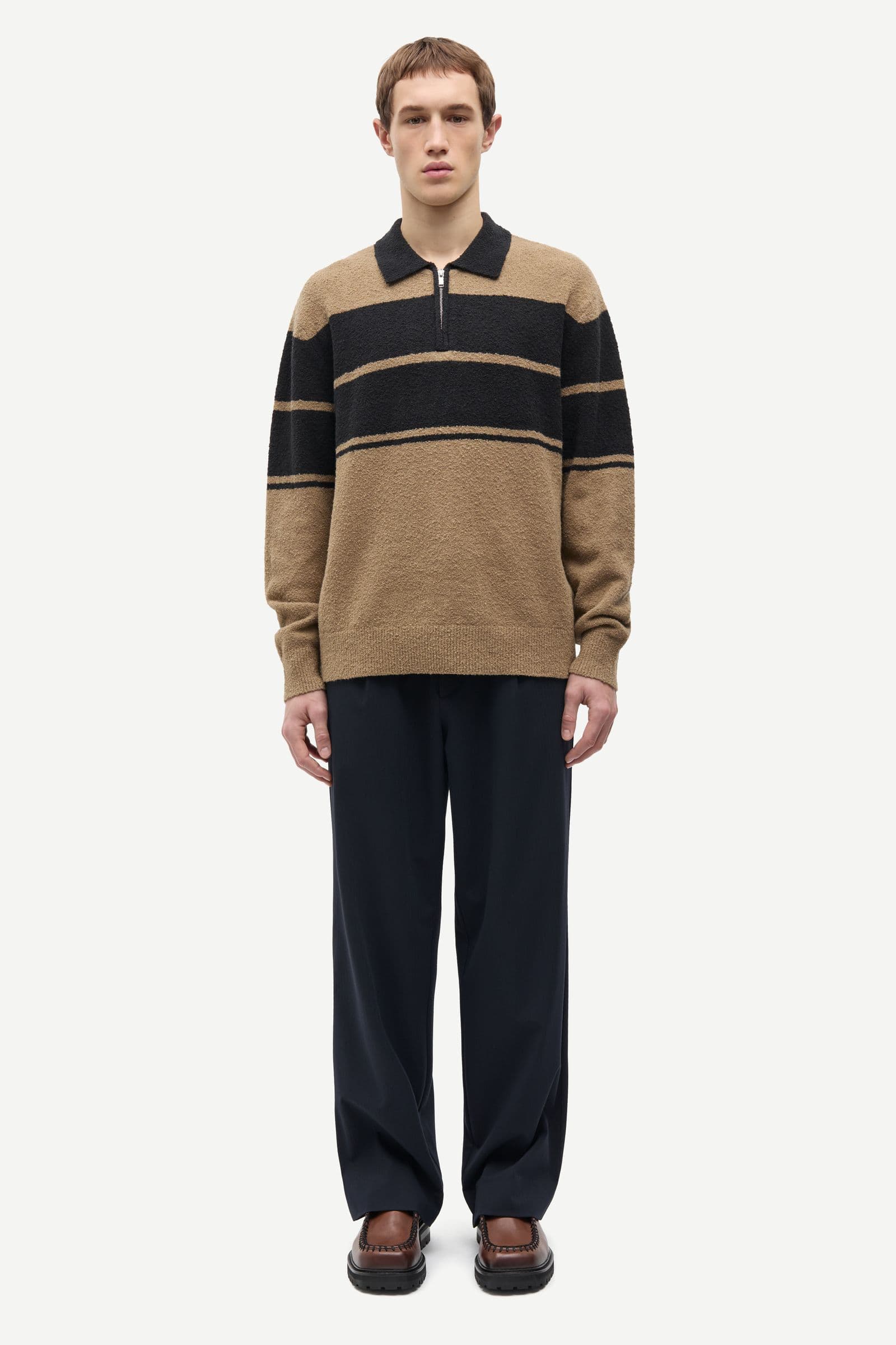 Sanino HZ polo 15179 Washed black st.