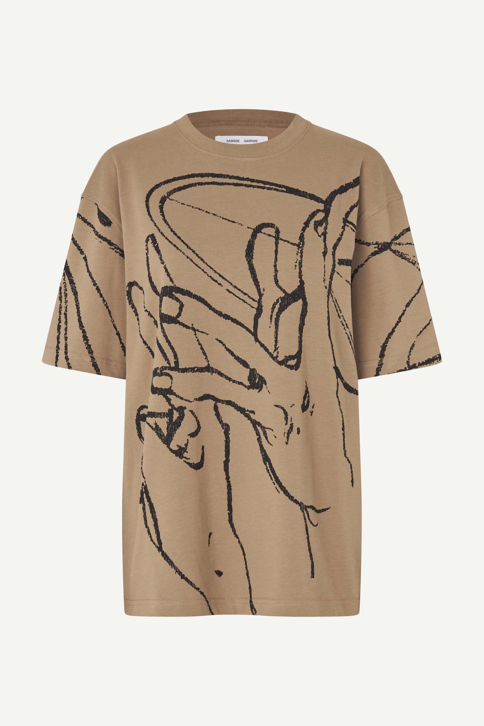 Sagiles t-shirt 11725 Lead Gray Lines