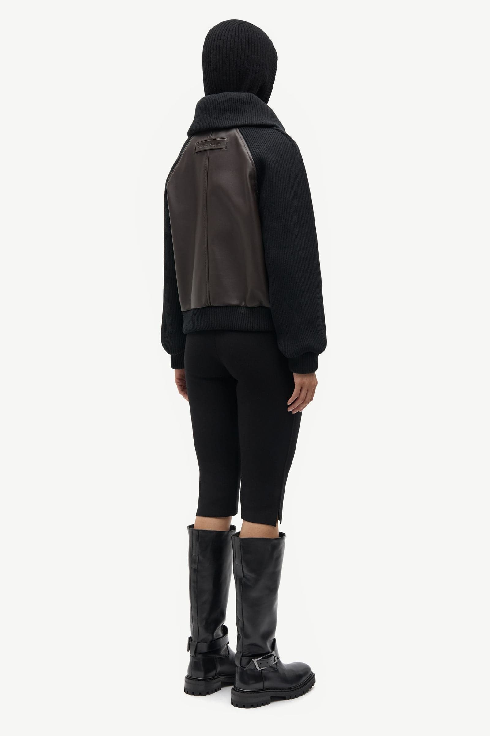 Saolive leather jacket 16174 Mulch