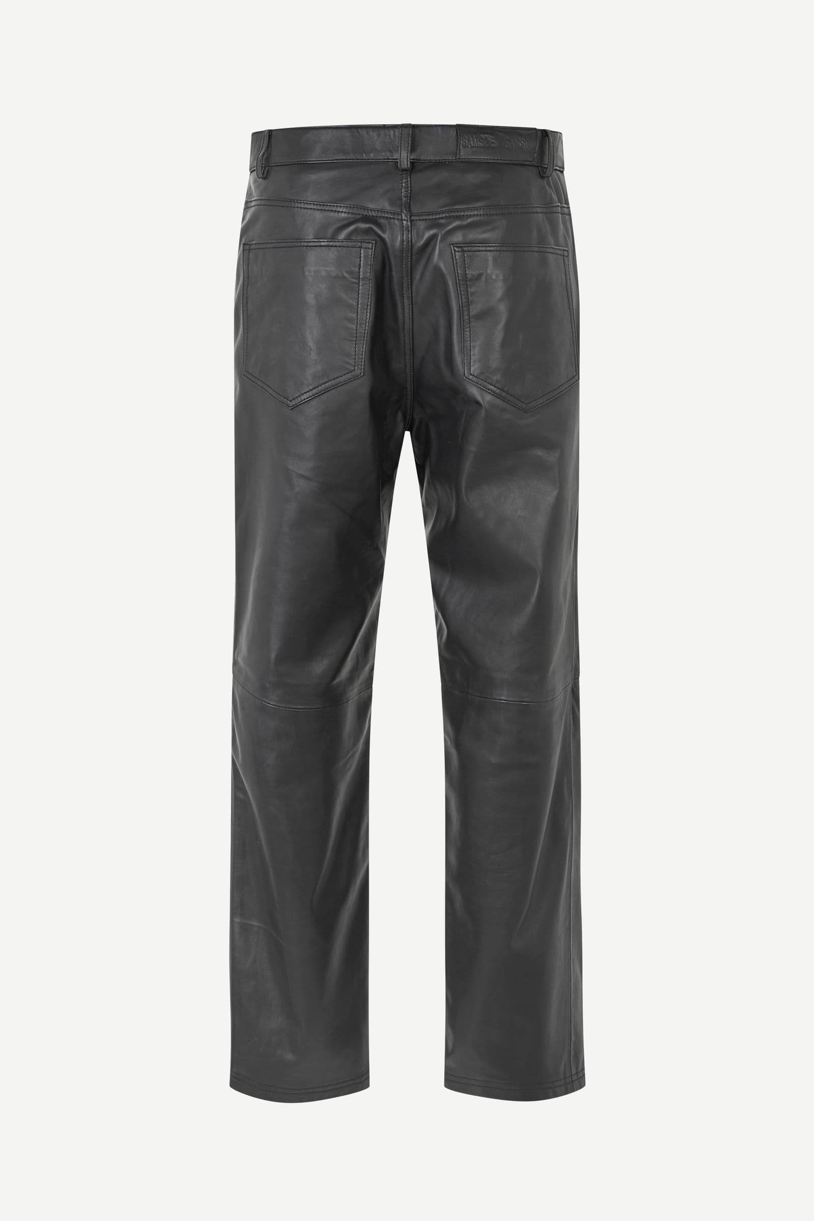 Sanoah leather trousers 16230 Black