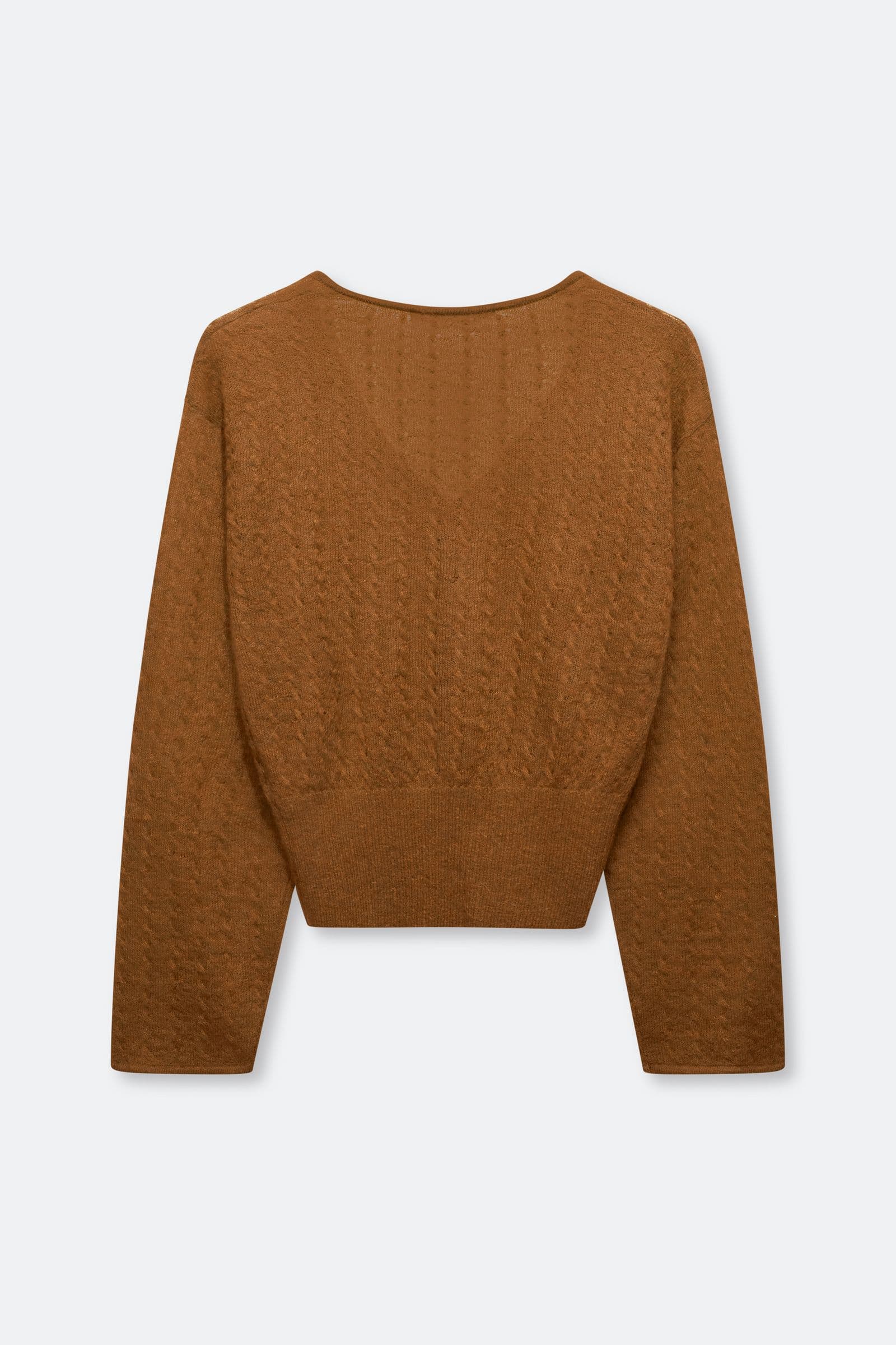 Sapoppie cable cardigan 15999 Nuthatch