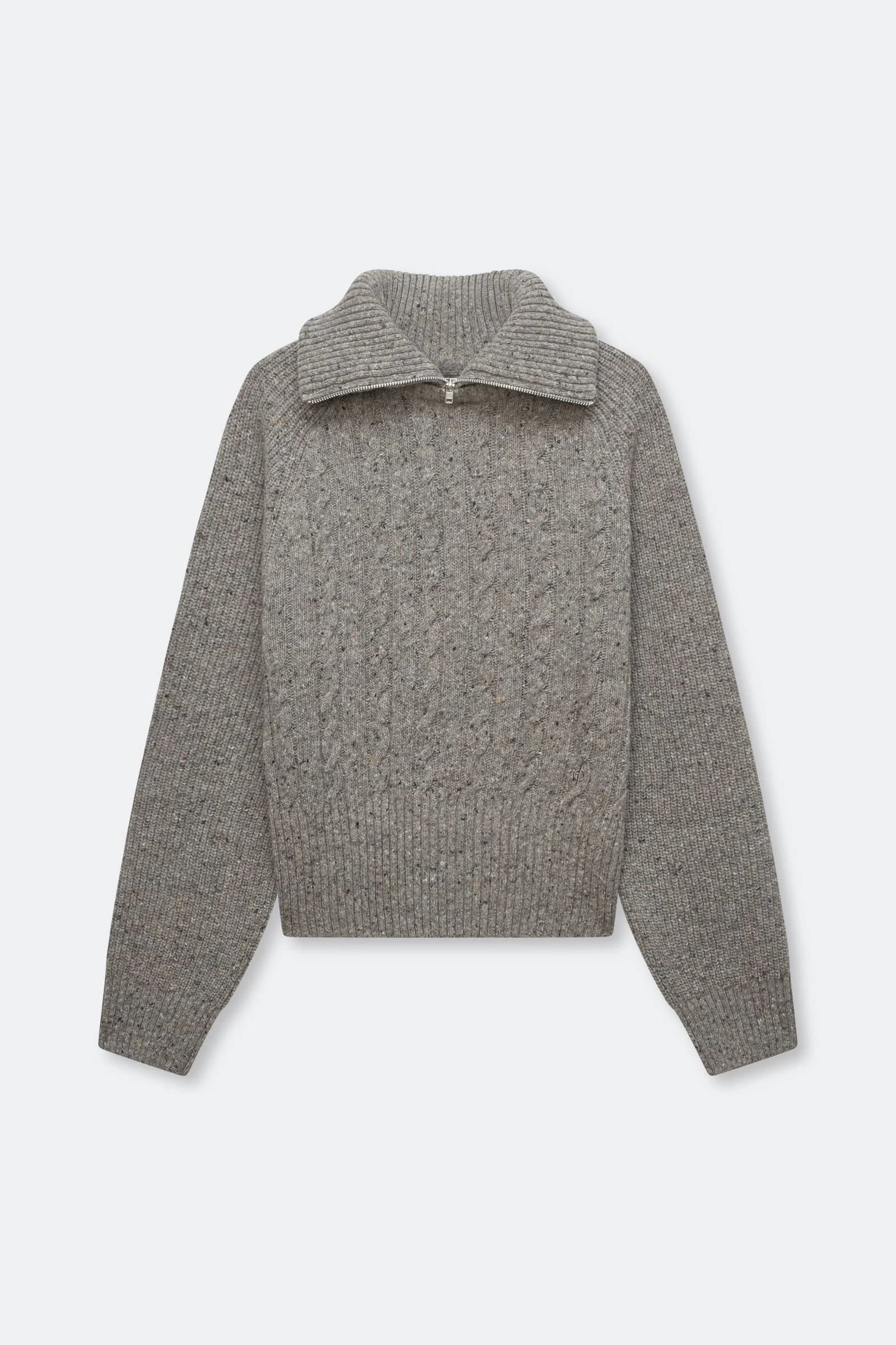 Saamandy cable turtleneck 15724 Grey mel.