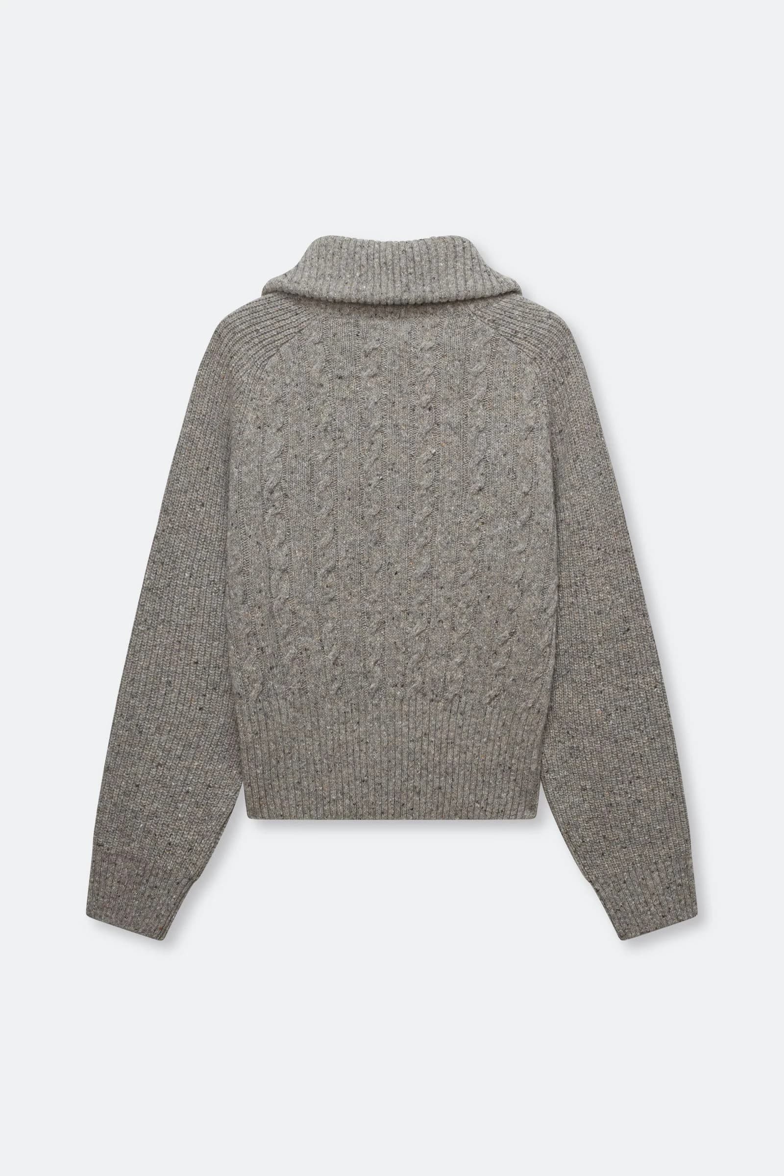Saamandy cable turtleneck 15724 Grey mel.