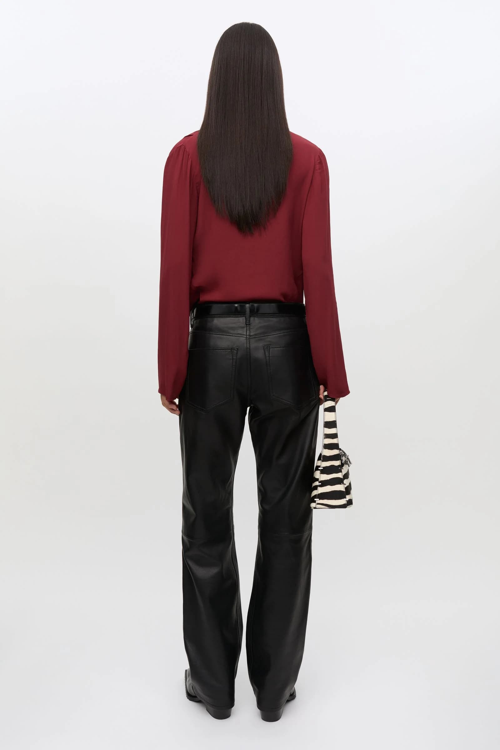 Saniva ls blouse 15932 Syrah