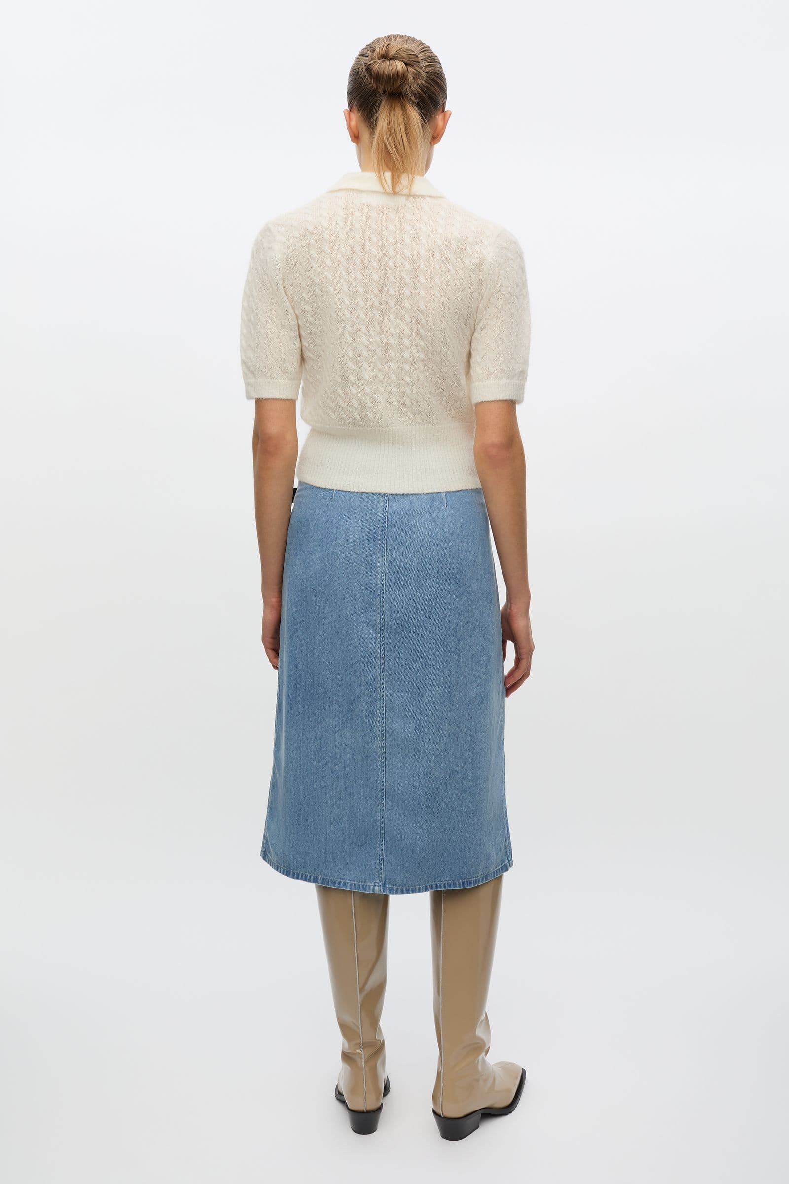 Saalpe skirt 15645 Denim Blue