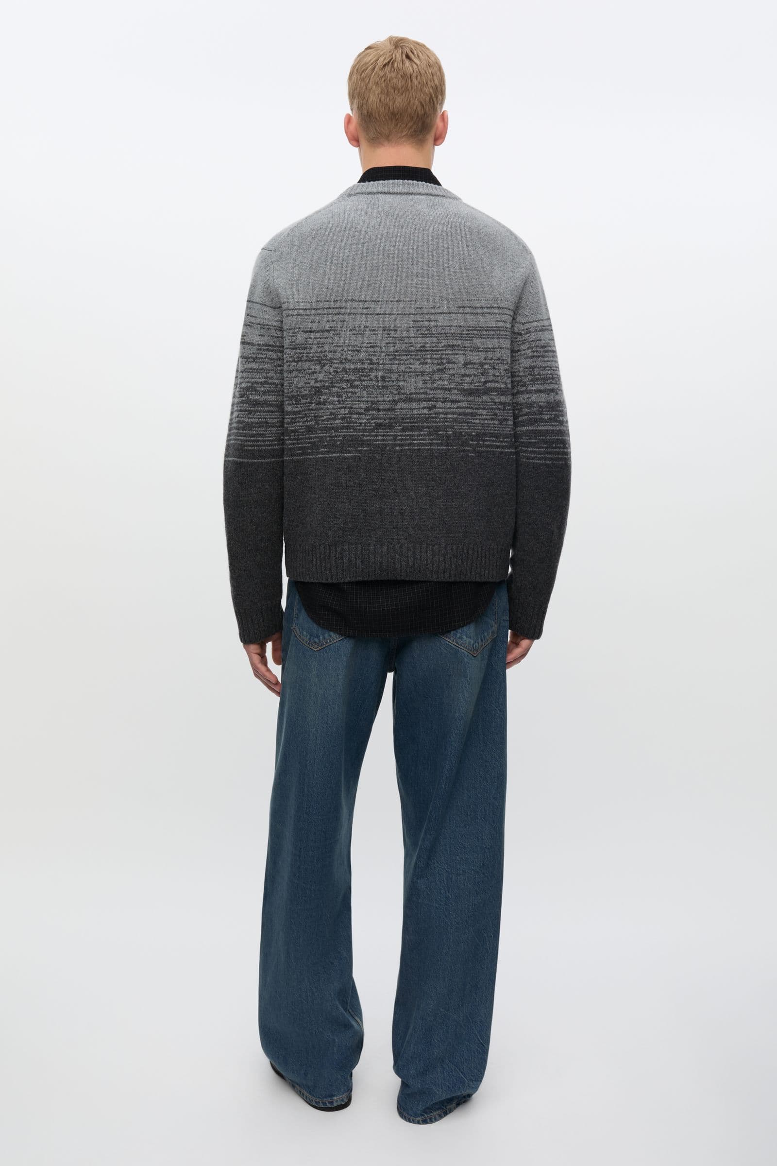 Sajones sweater 16097 Grey mel St