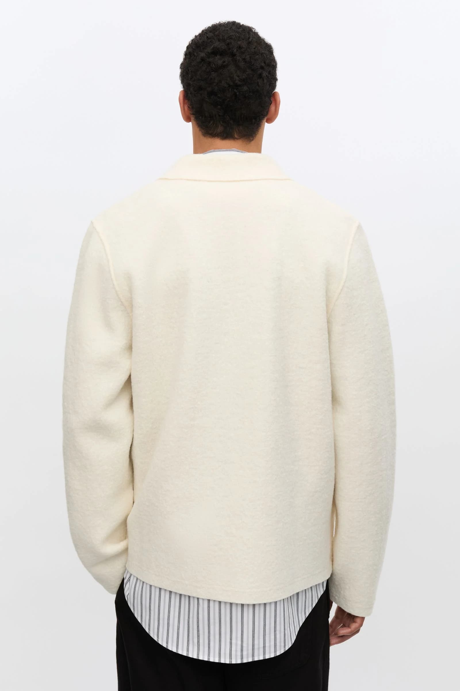 Sahannes full zip 14612 Clear Cream