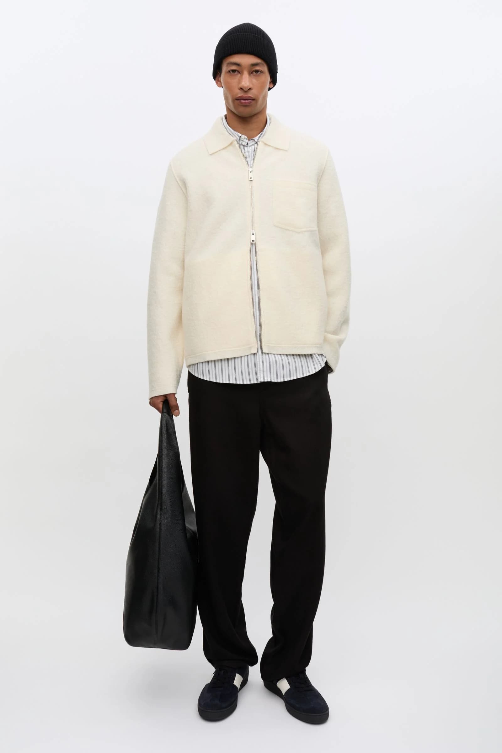 Sahannes full zip 14612 Clear Cream