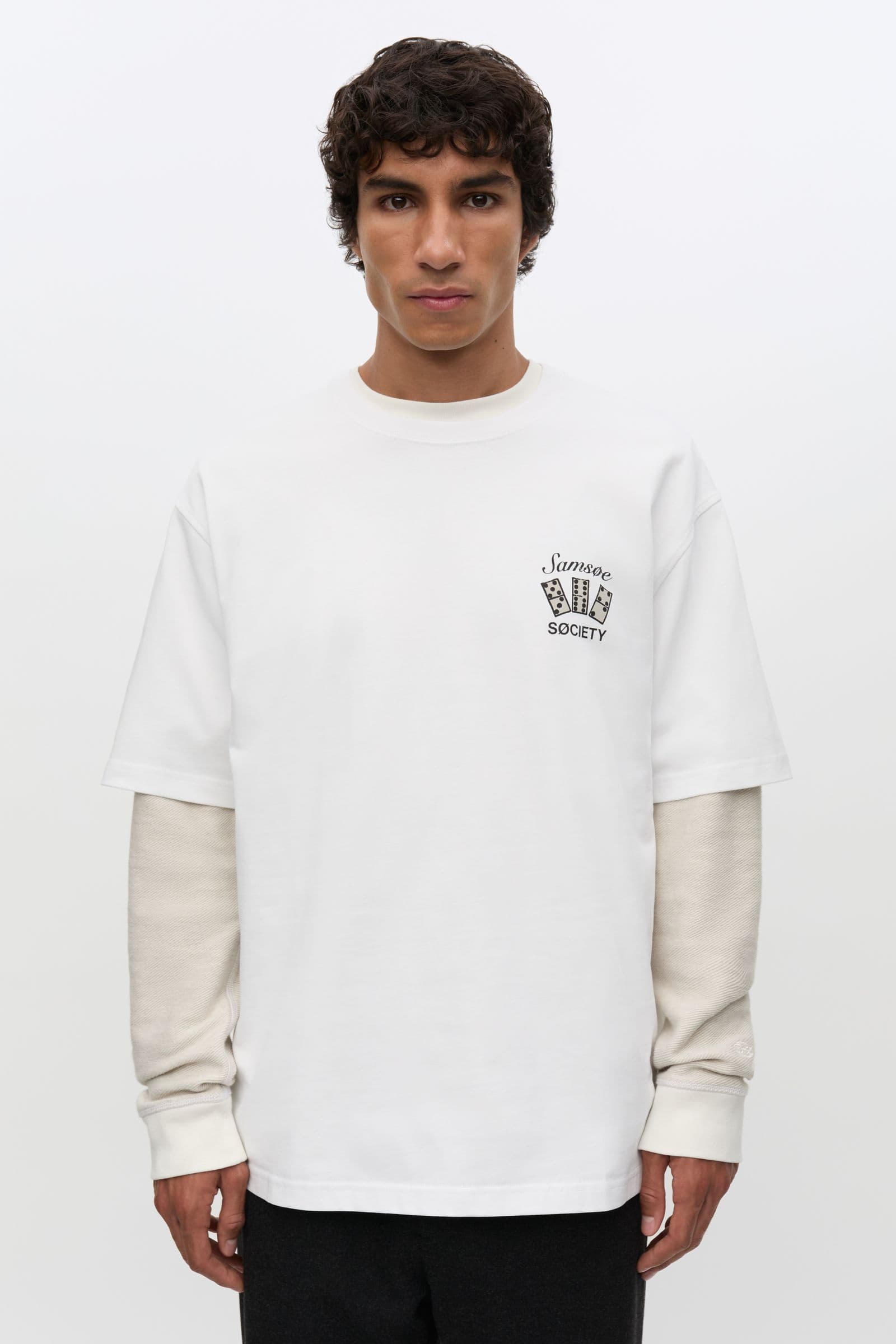 Sauni t-shirt 11725 White Domino