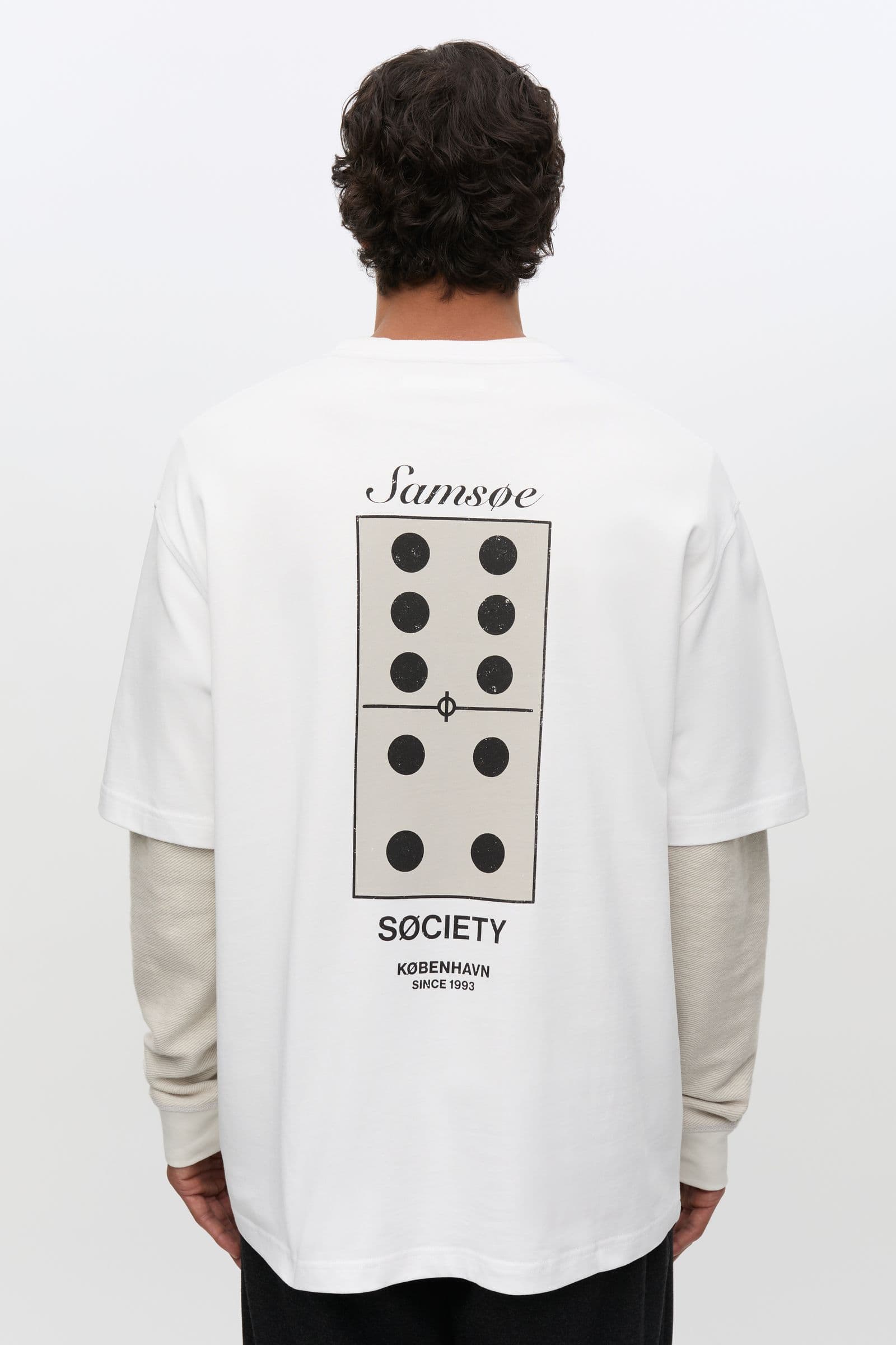Sauni t-shirt 11725 White Domino