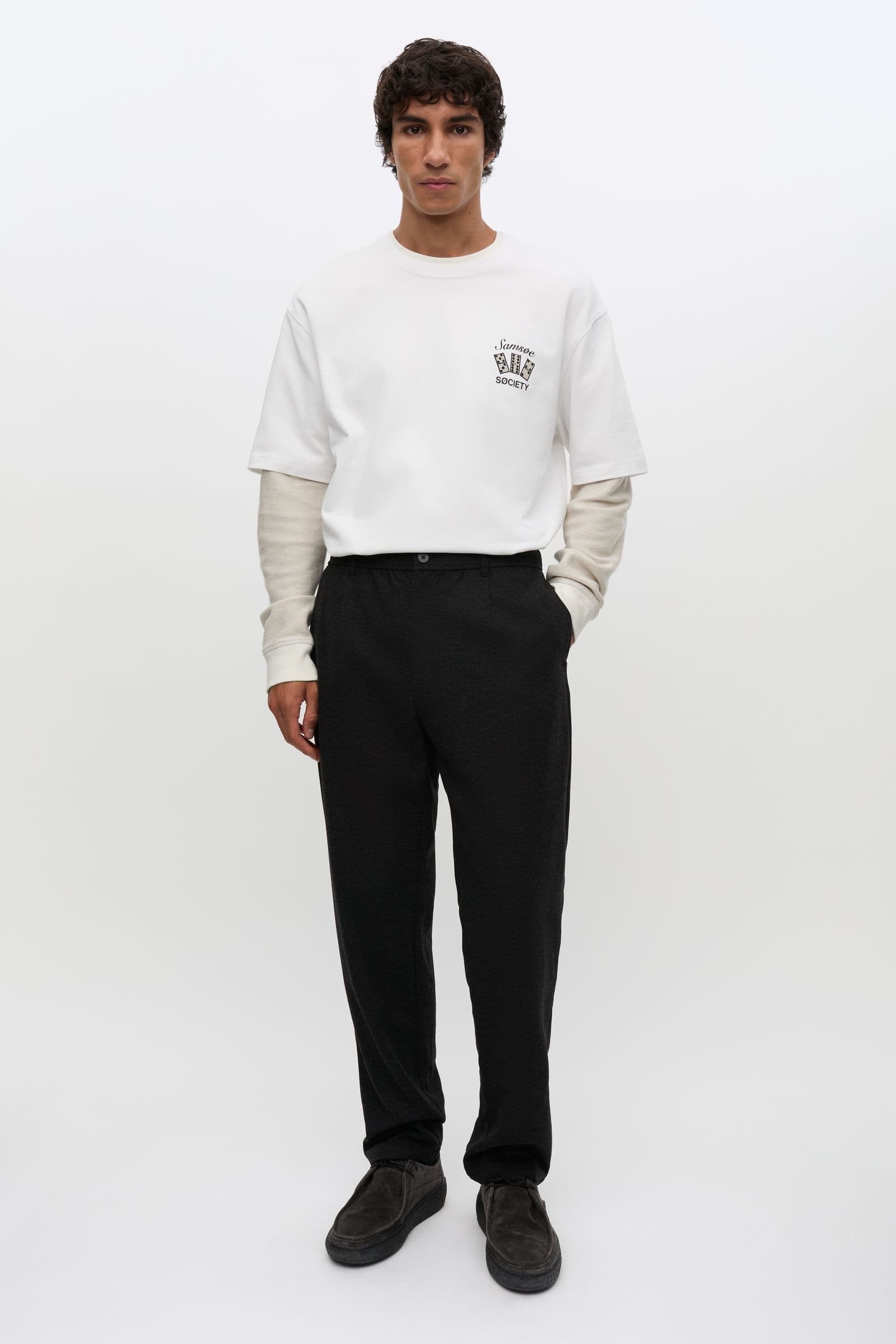 Sauni t-shirt 11725 White Domino