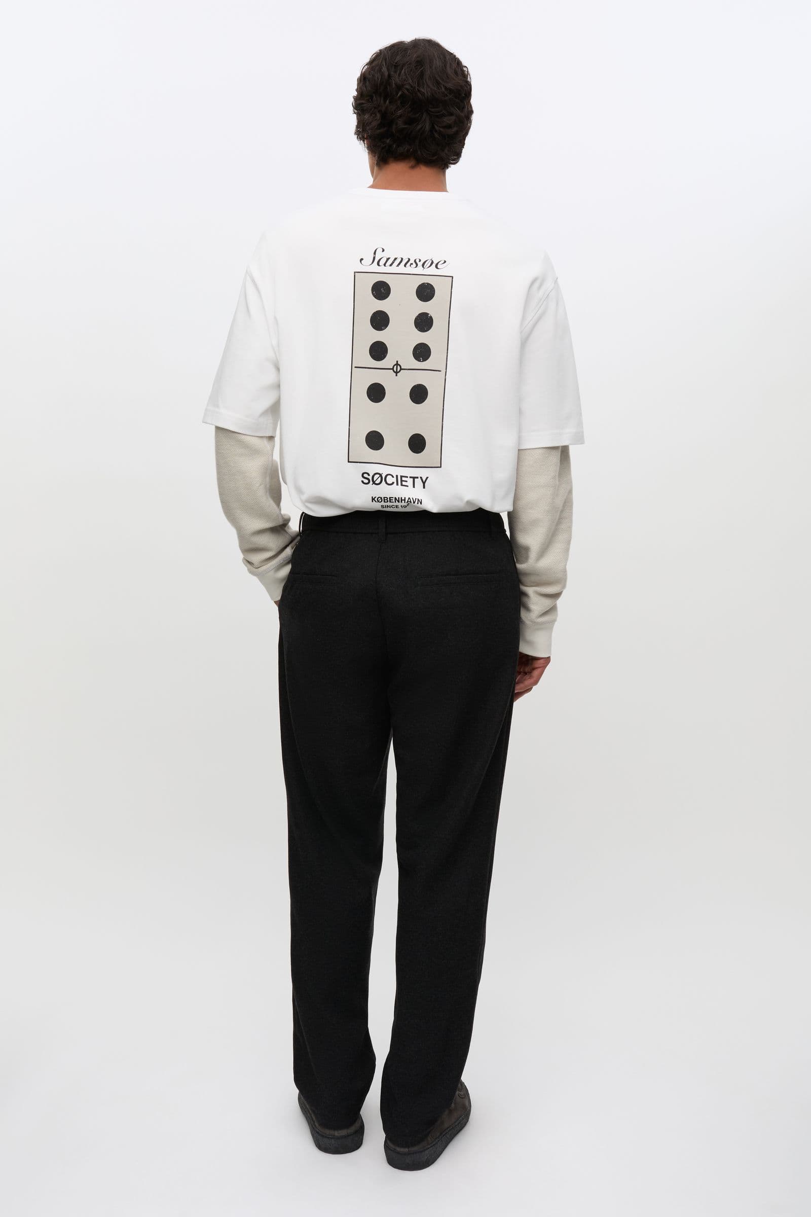 Sauni t-shirt 11725 White Domino