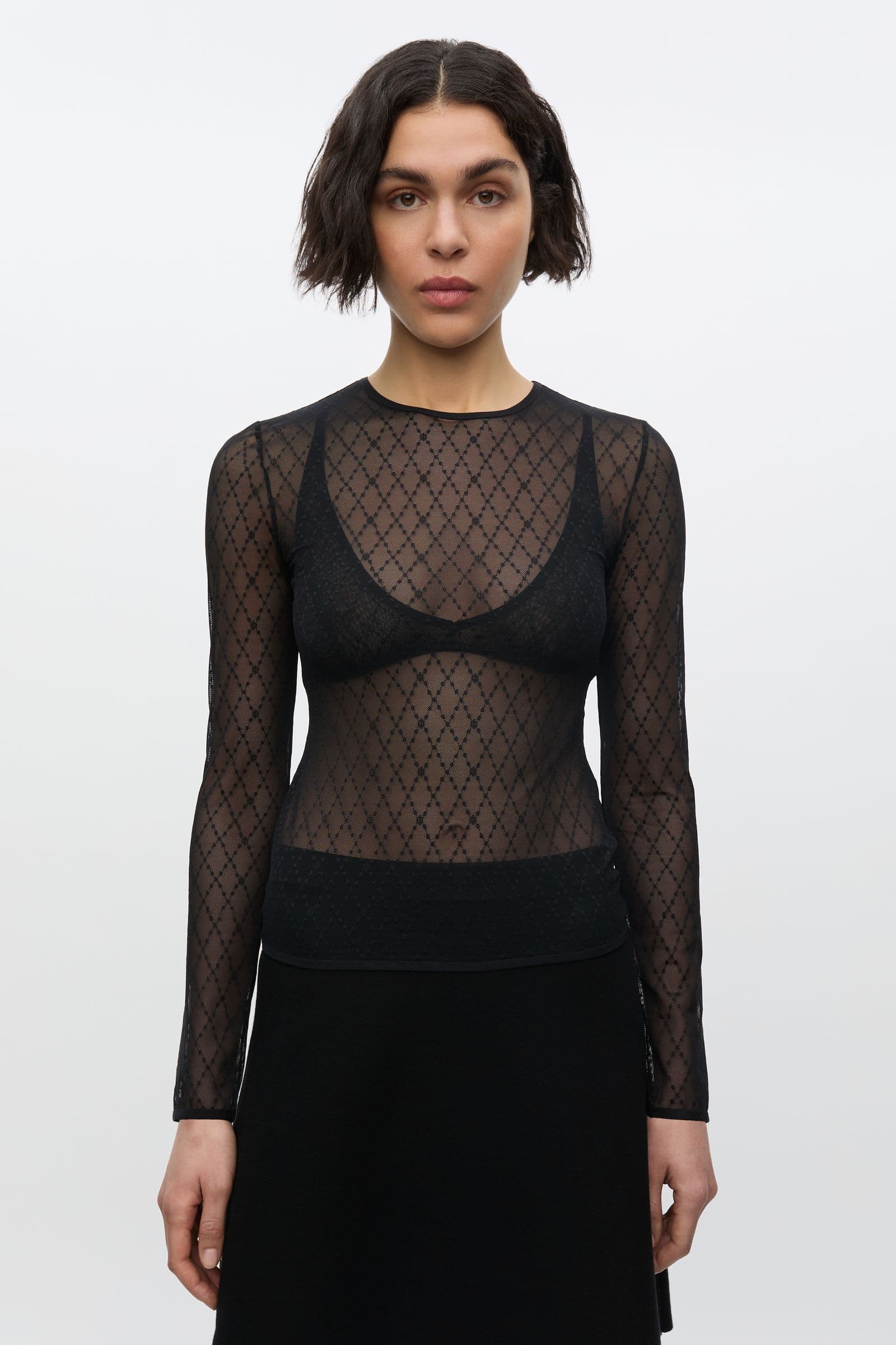 Saviona top 16313 Black