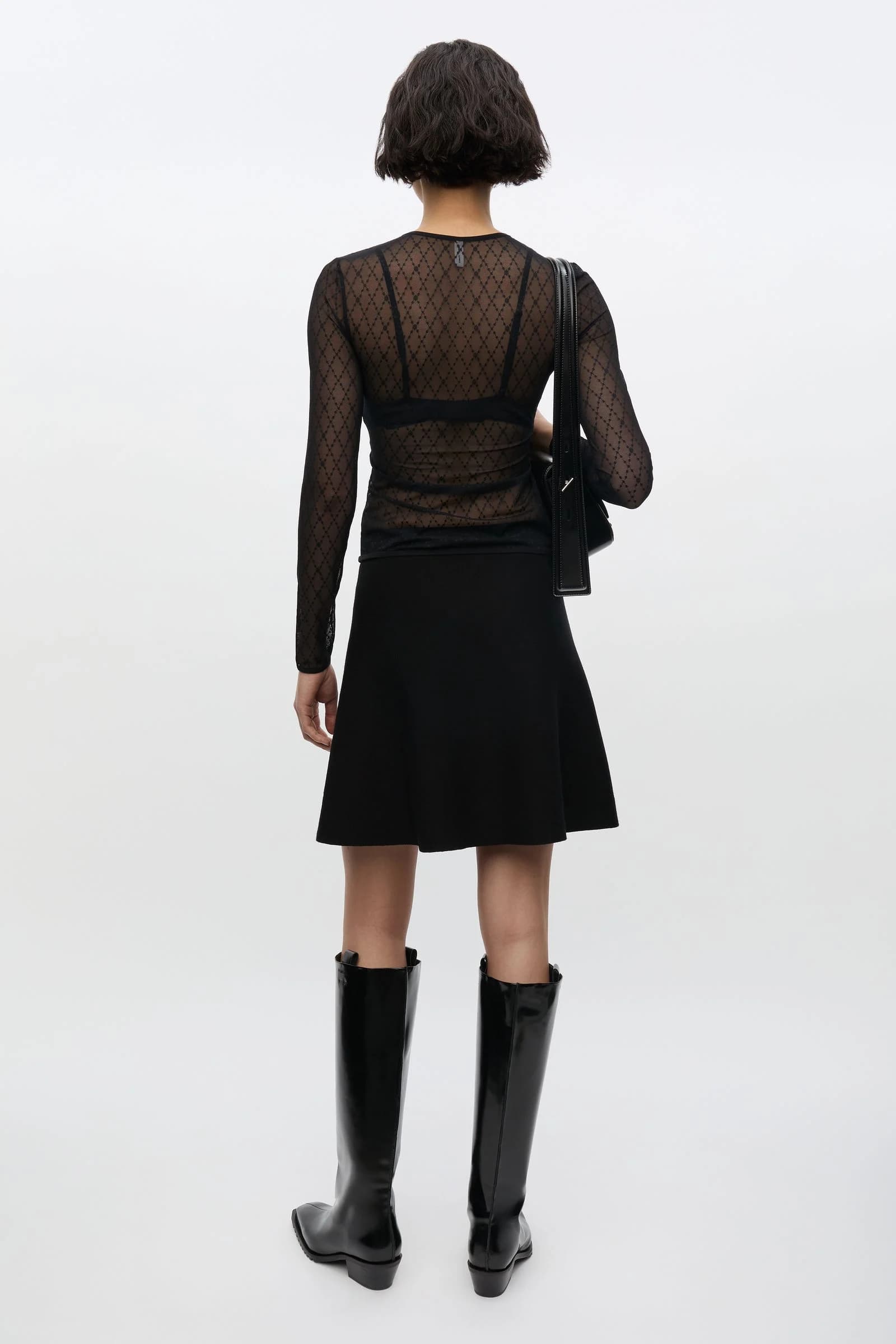 Saviona top 16313 Black