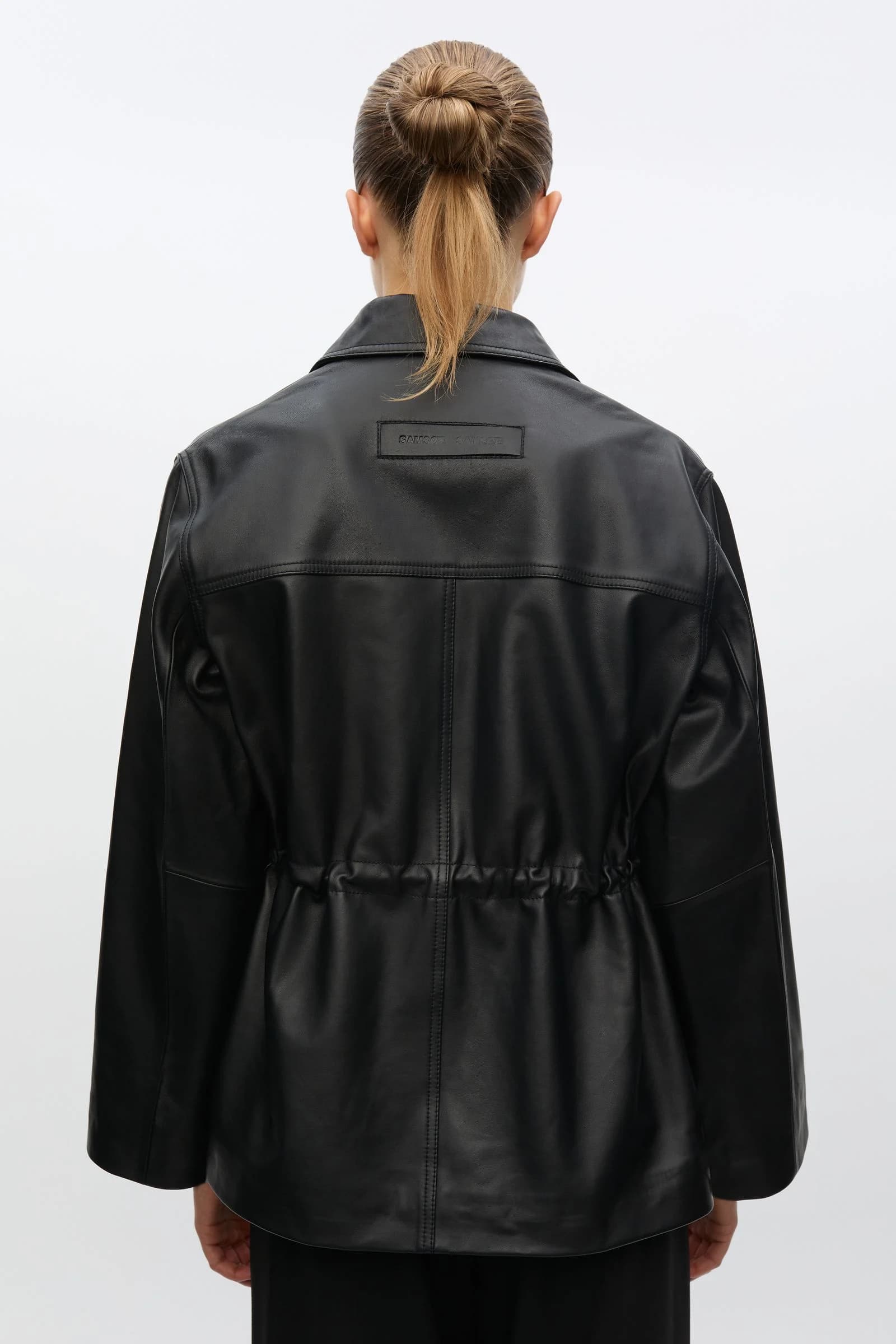 Salaax leather jacket 16288 Black