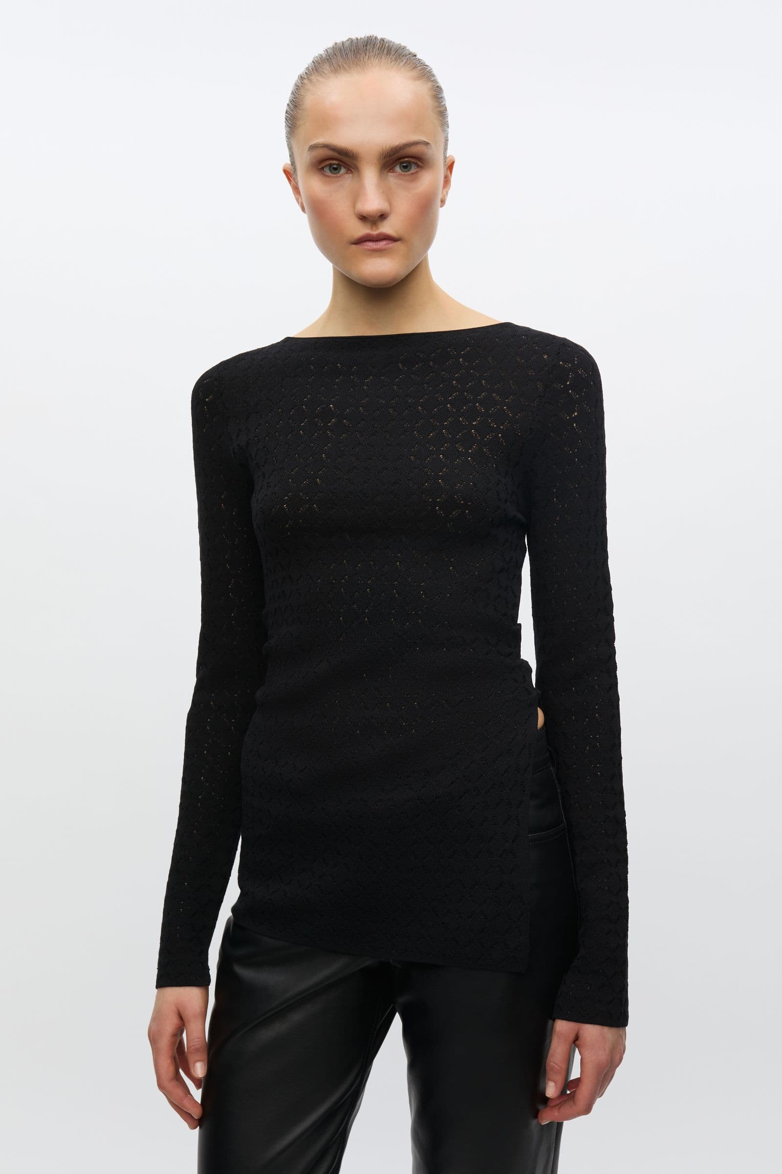 Salibby top 16343 Black