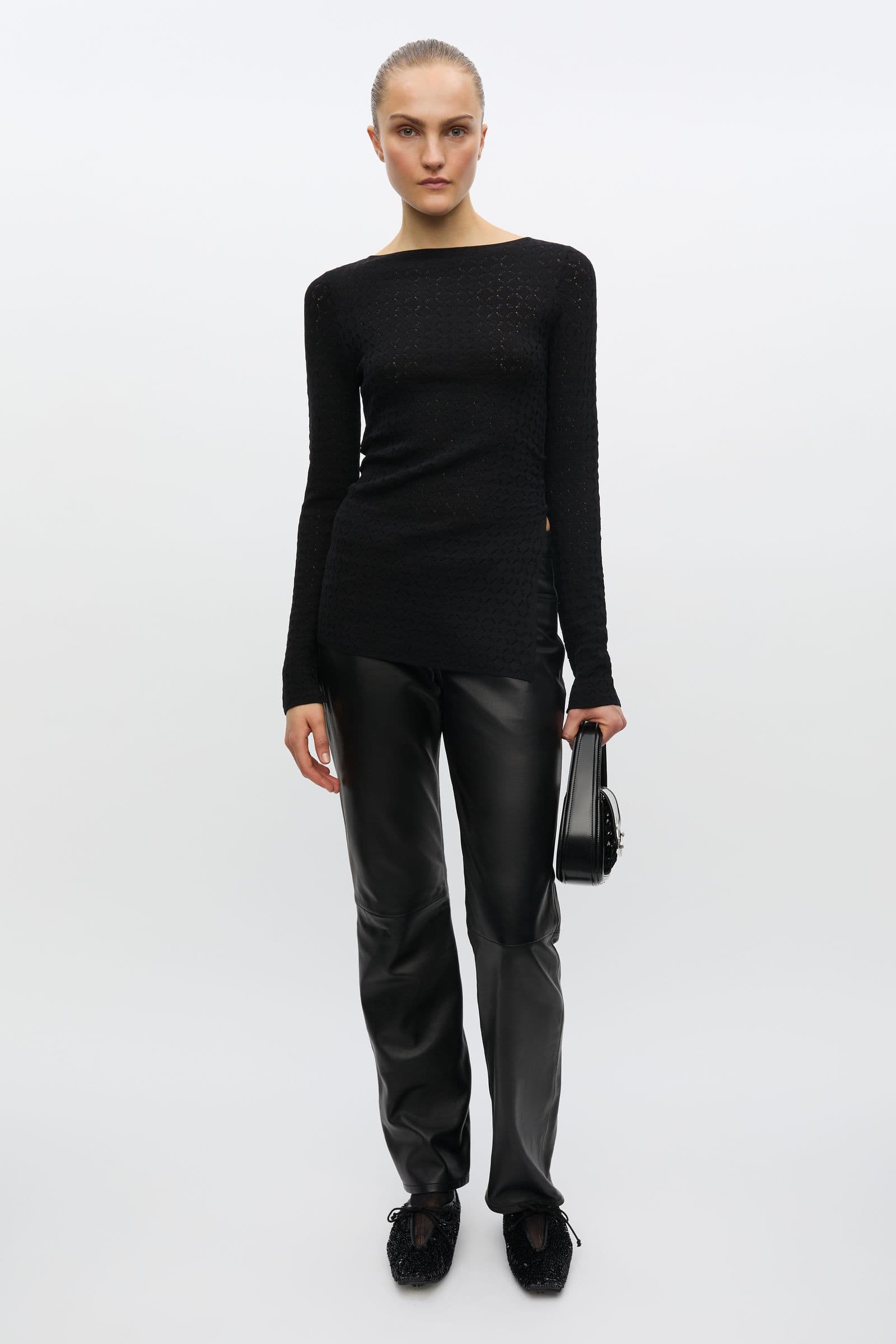 Salibby top 16343 Black