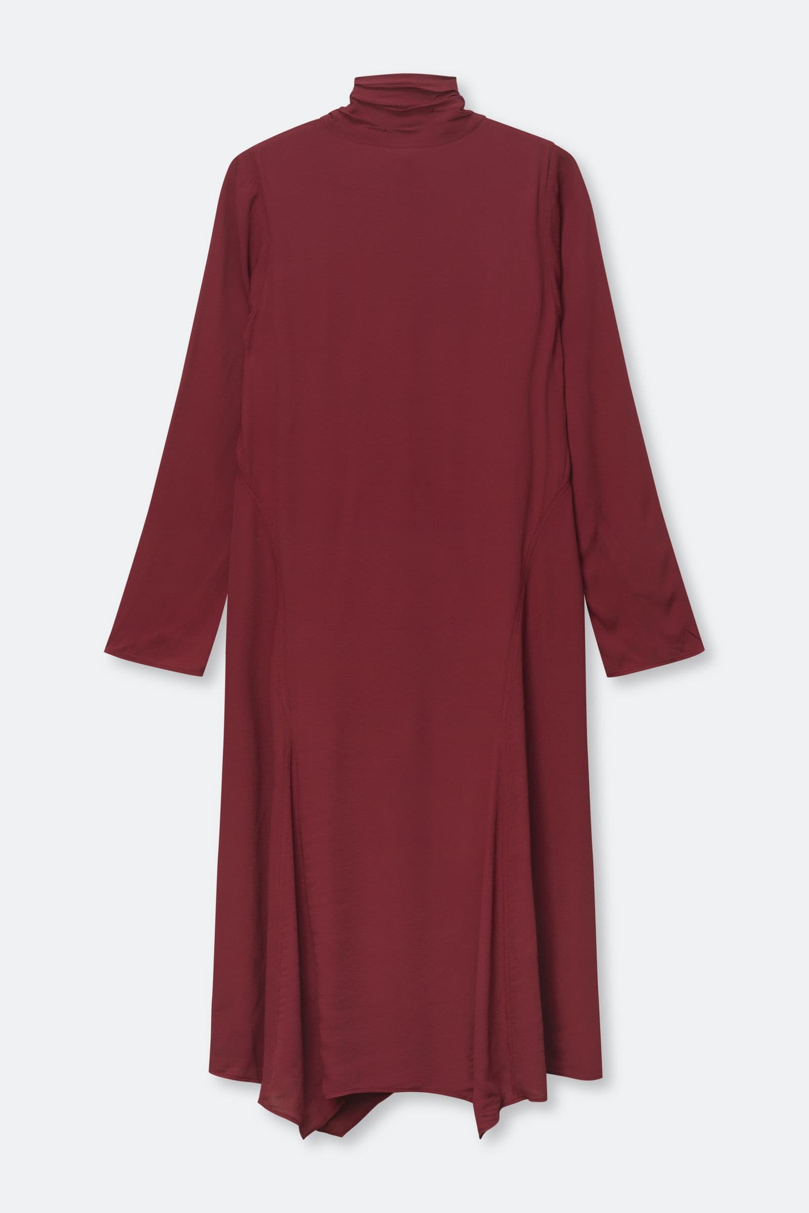 Saniva LS midi dress 15932 Syrah
