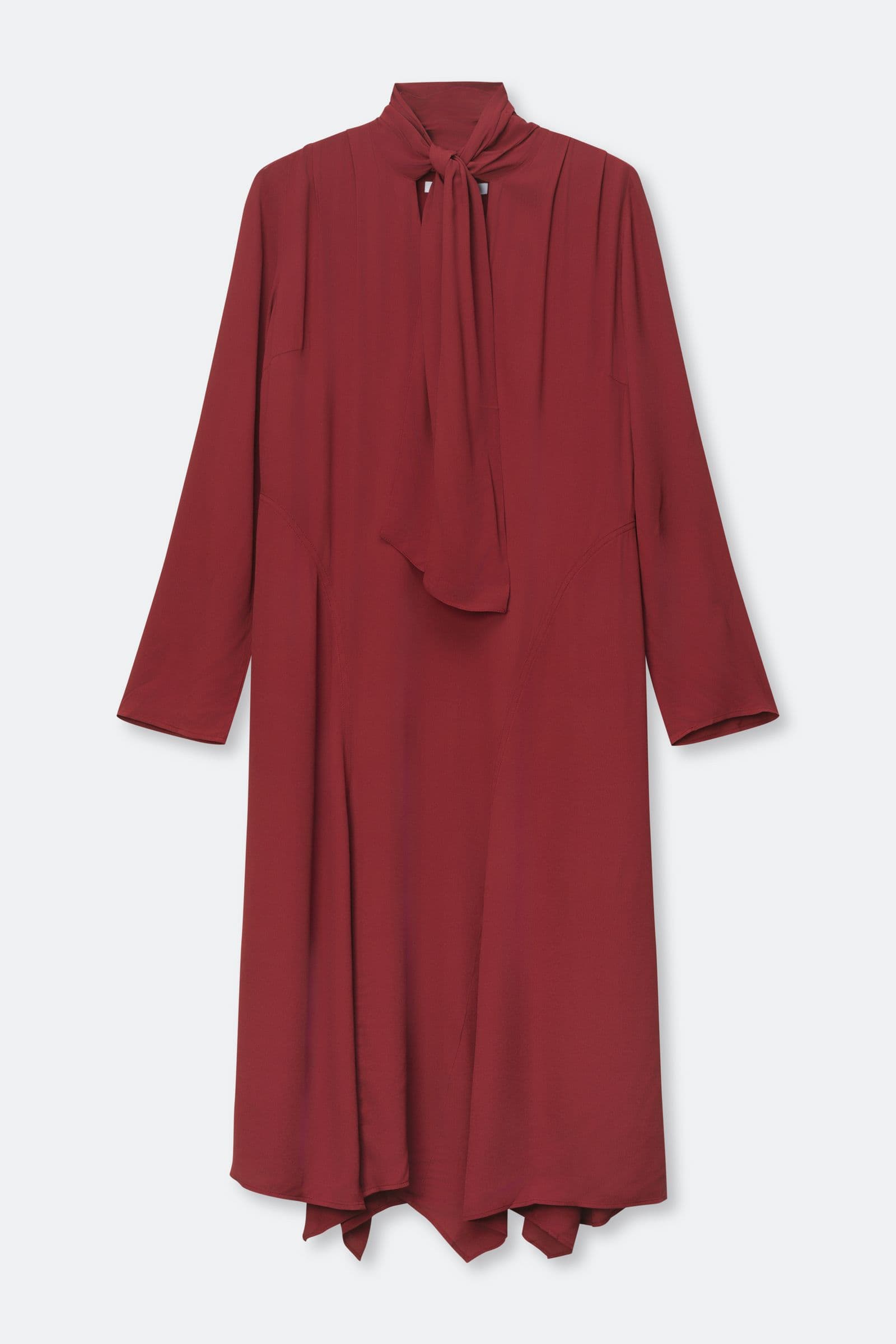 Saniva LS midi dress 15932 Syrah