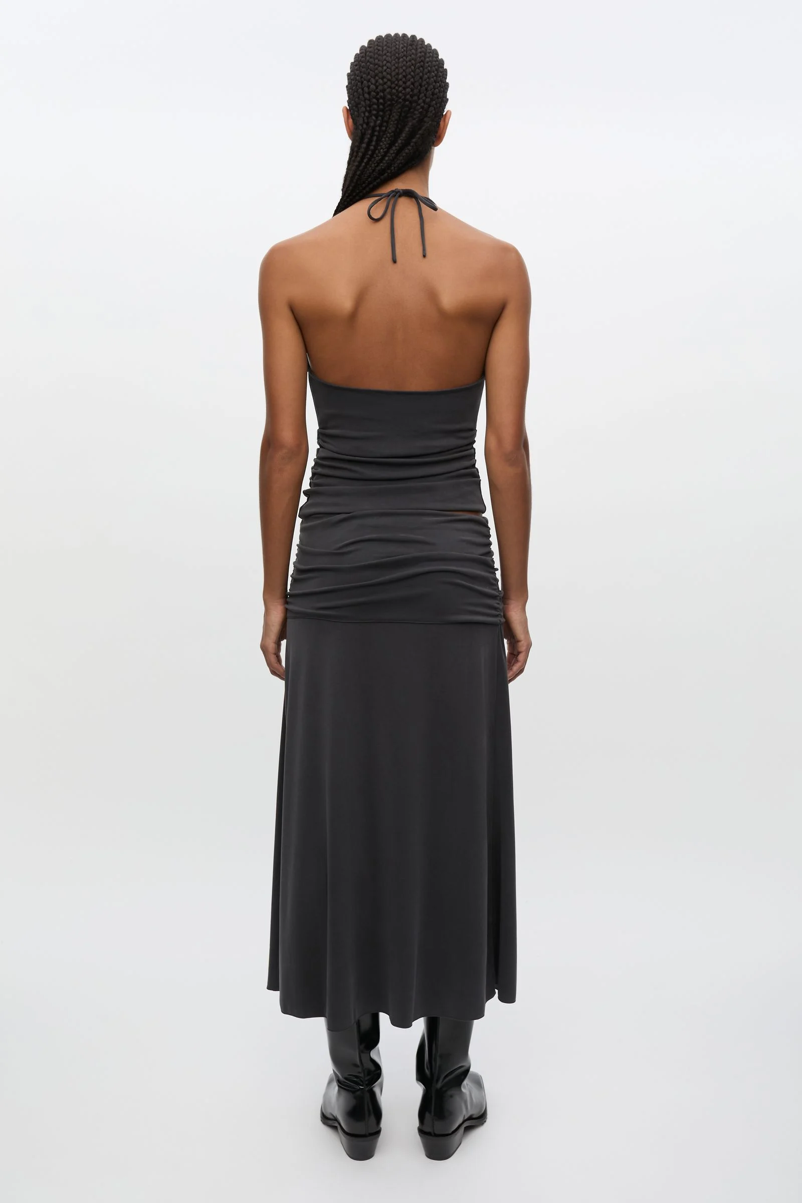 Sasun midi skirt 15641 Washed Black