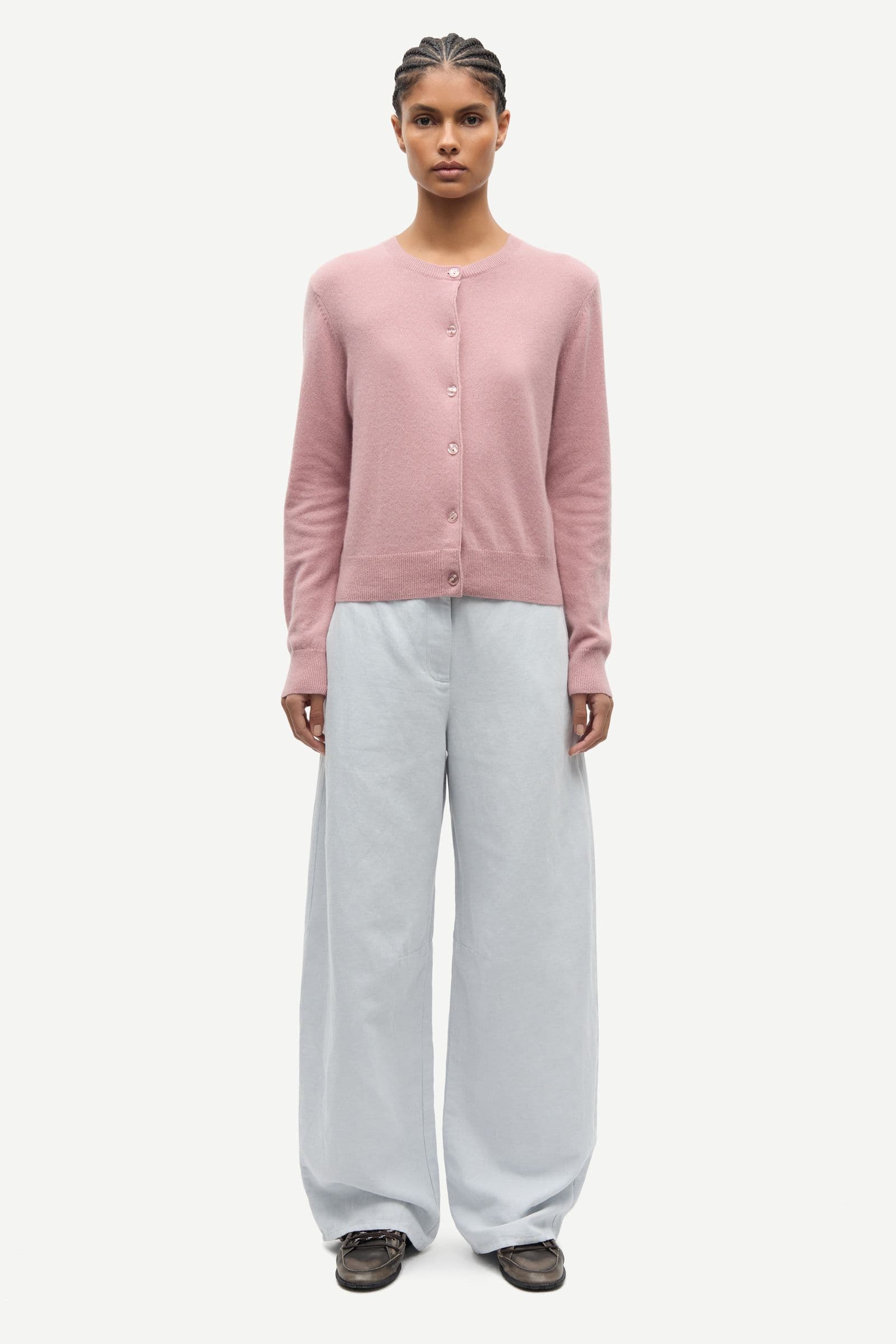 Saboston cardigan 6304 Orchid Haze Mel.